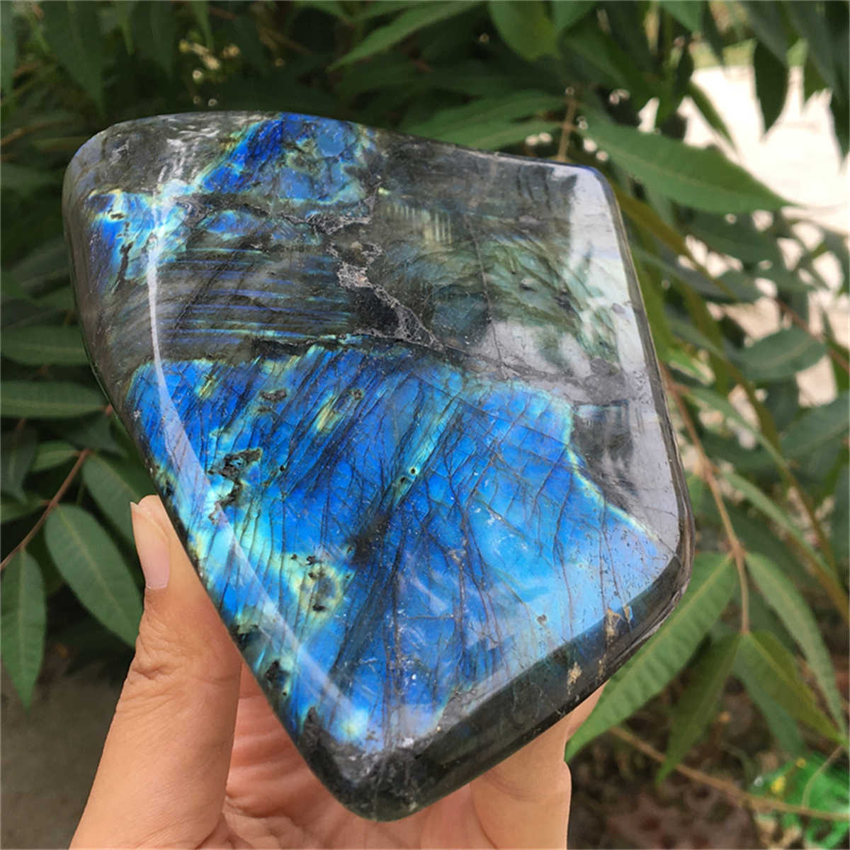 1.1kg Natural Labradorite Mineral Quartz Crystal Mineral Reiki healing