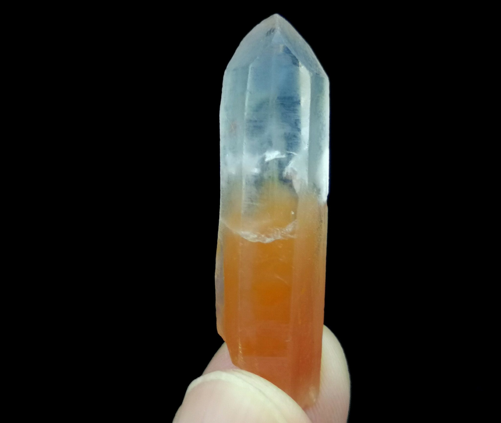 36mm Red PHANTOM Quartz (Hematite inclusion) from Madagascar B1542