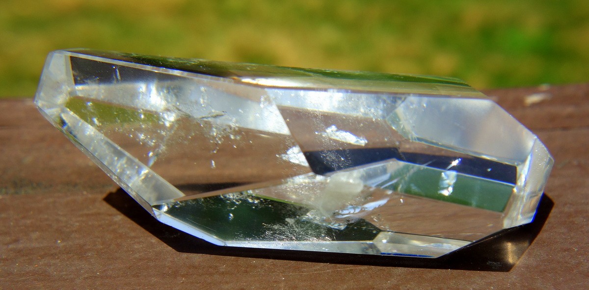 Polished Lemurian Quartz Free Form Crystal