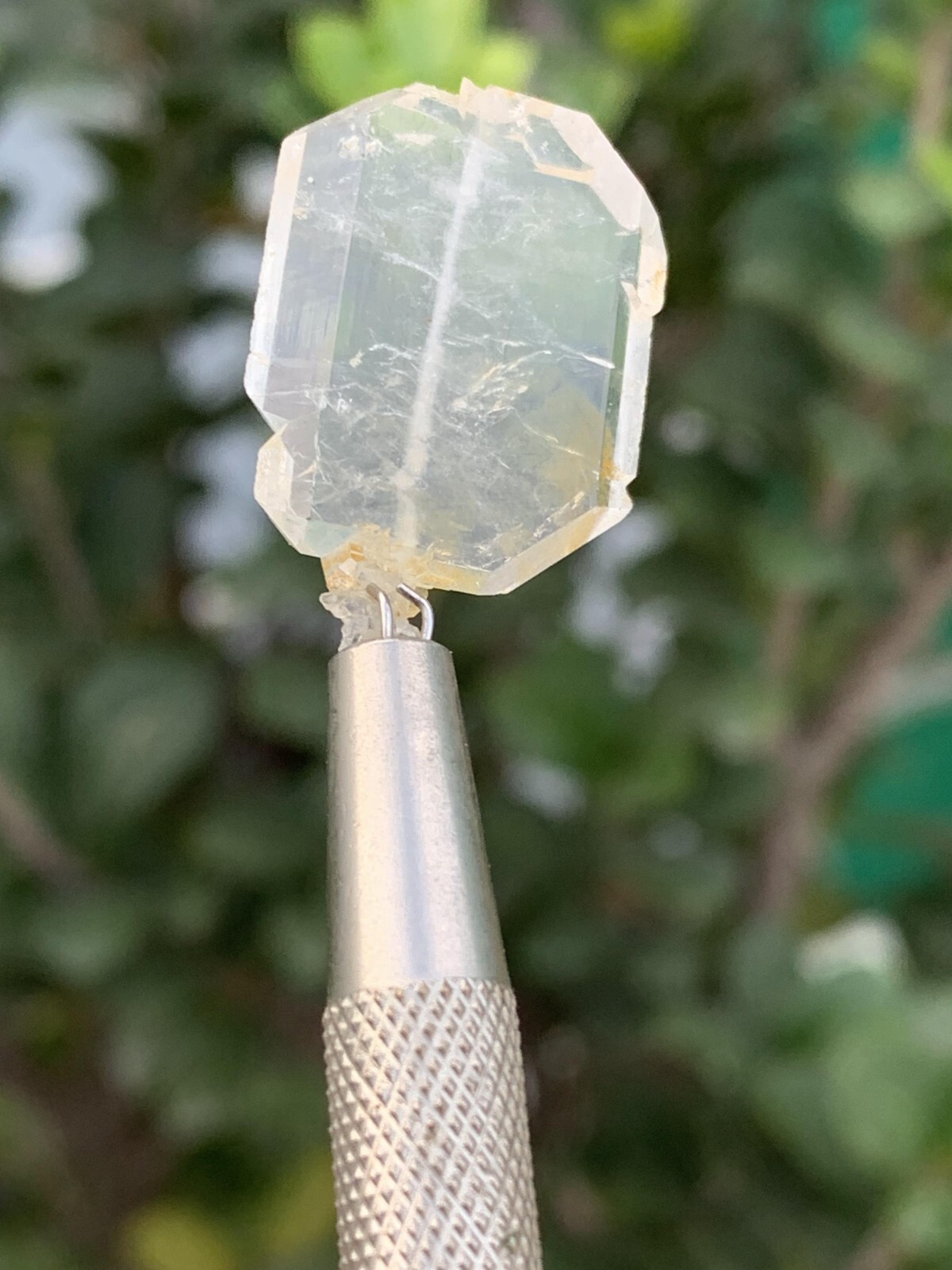 7 Grams Faden Quartz Crystal. size: 2.5*1.5*0.2 cm