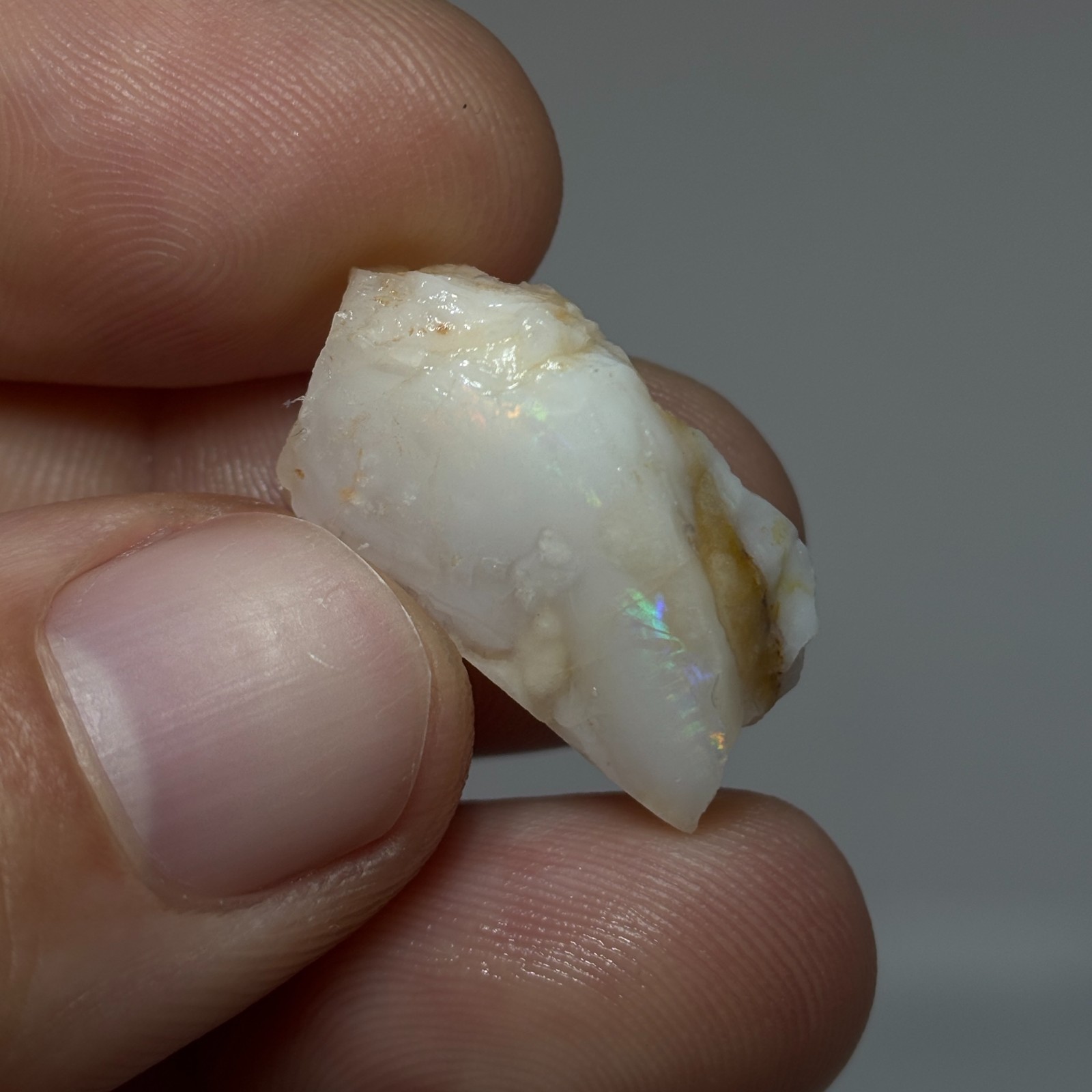 Raw Pink Spencer Idaho Color Marker Opal Specimen