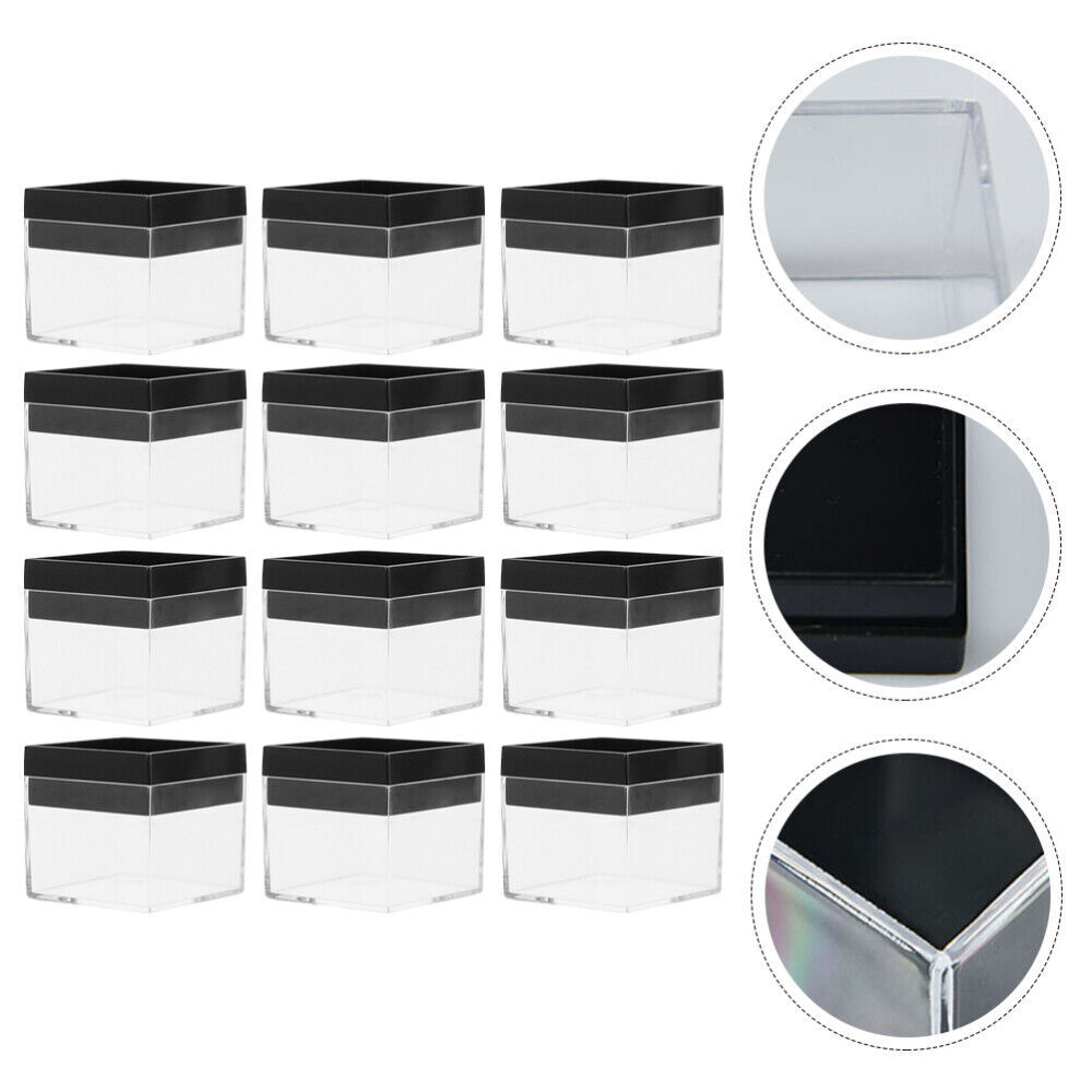 Mineral Display Specimen Box Rectangle Square Display Case Jewelry Organizer USA