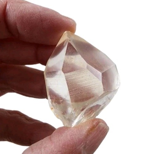 Tangerine Lemurian Quartz Crystal Point Brazil 24.4 grams