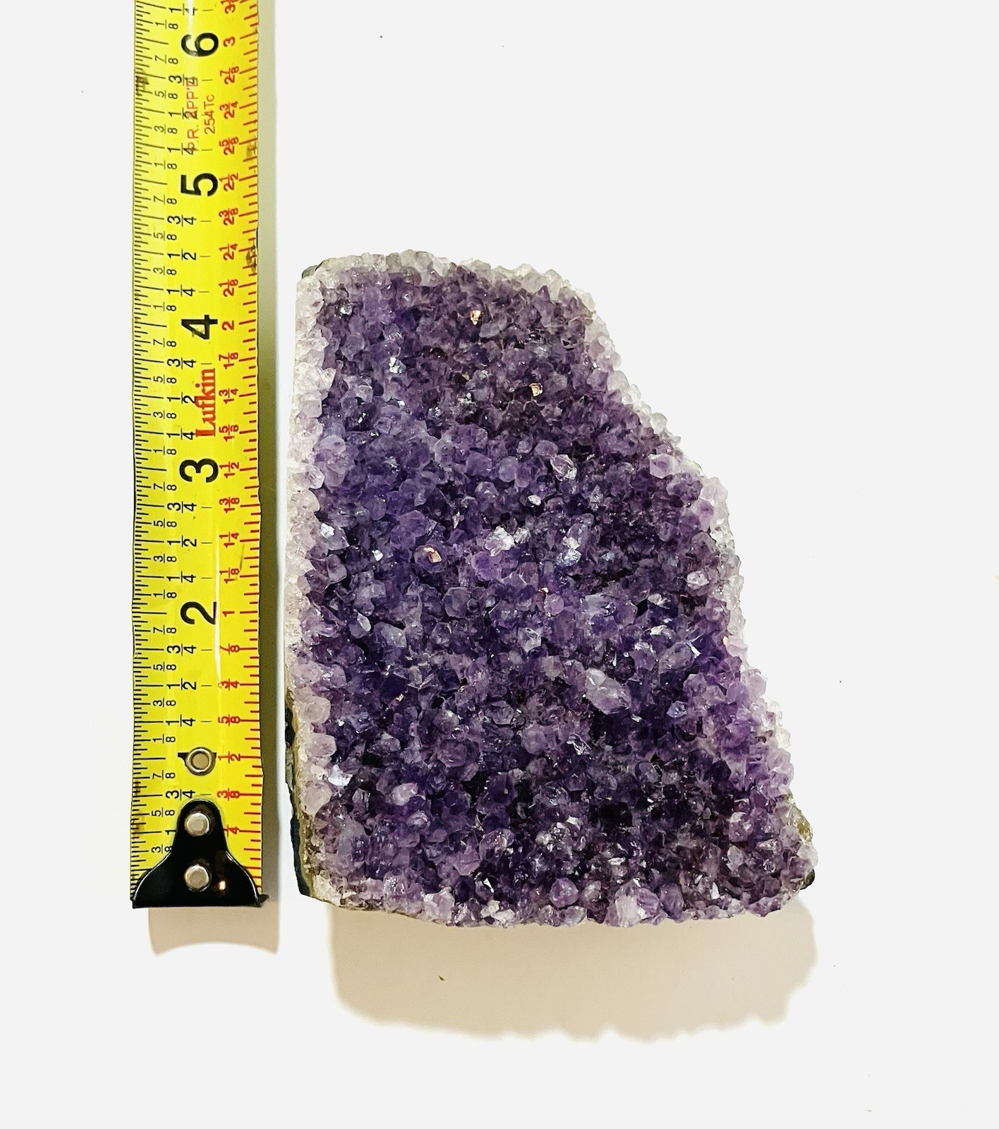 Lot Of 2 Brazilian Natural Purple Amethyst Cluster Specimens 799 grams