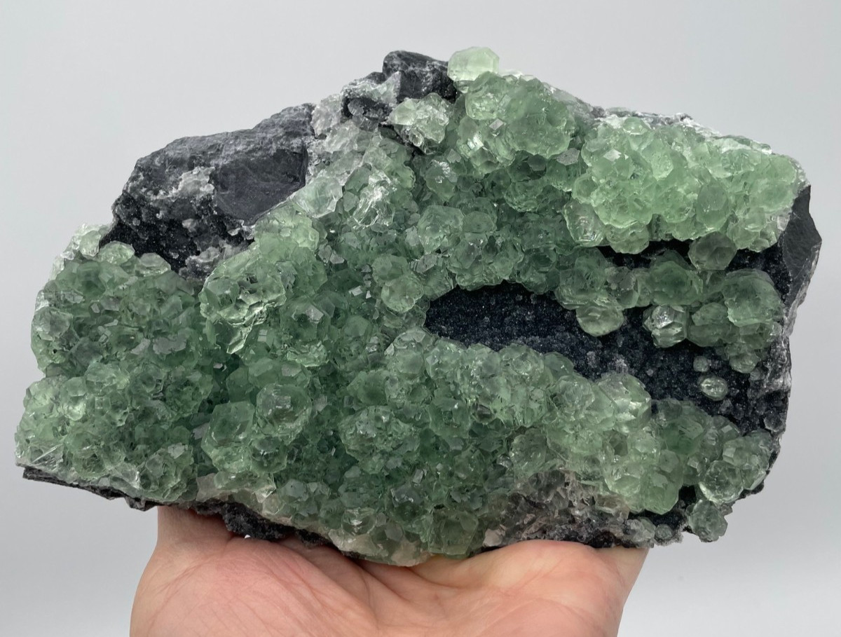 1152g, Transparent Green, Fluorite, Yiwu Co., Zhejiang Province, China