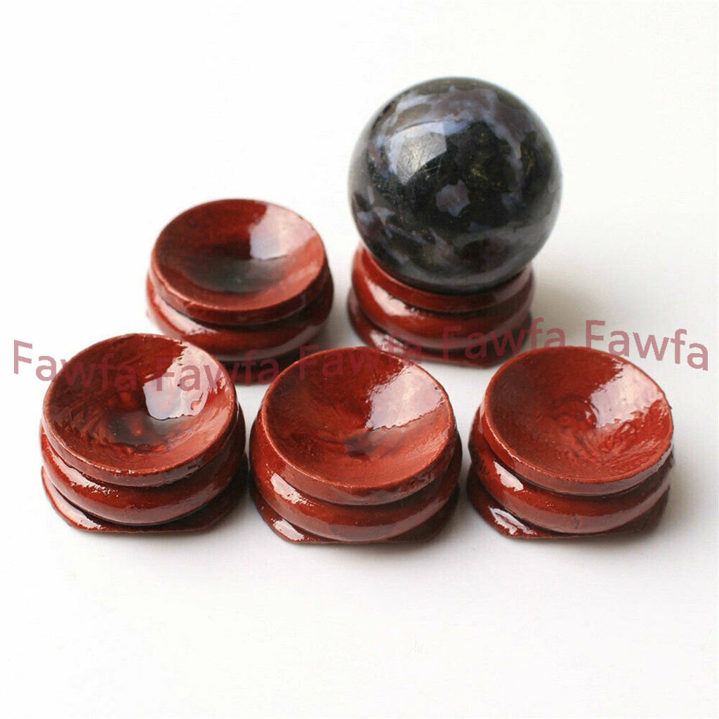 Wood Display Stand For 20-60MM Crystal Ball Sphere Globe Stone Holder Egg