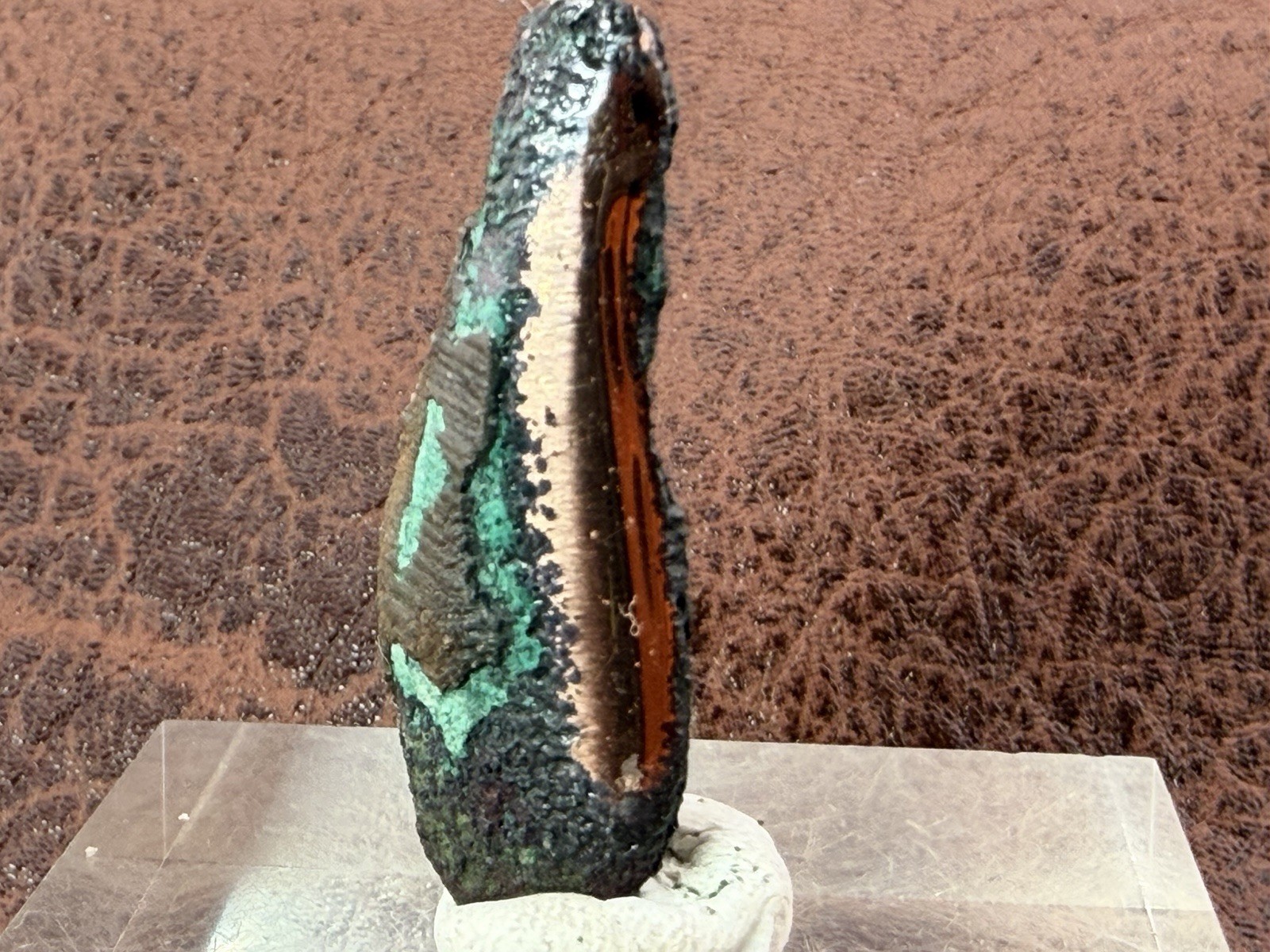 Naturally Oxidized Glacial Float Copper with Buffed Finish, Michigan 9.1 g.