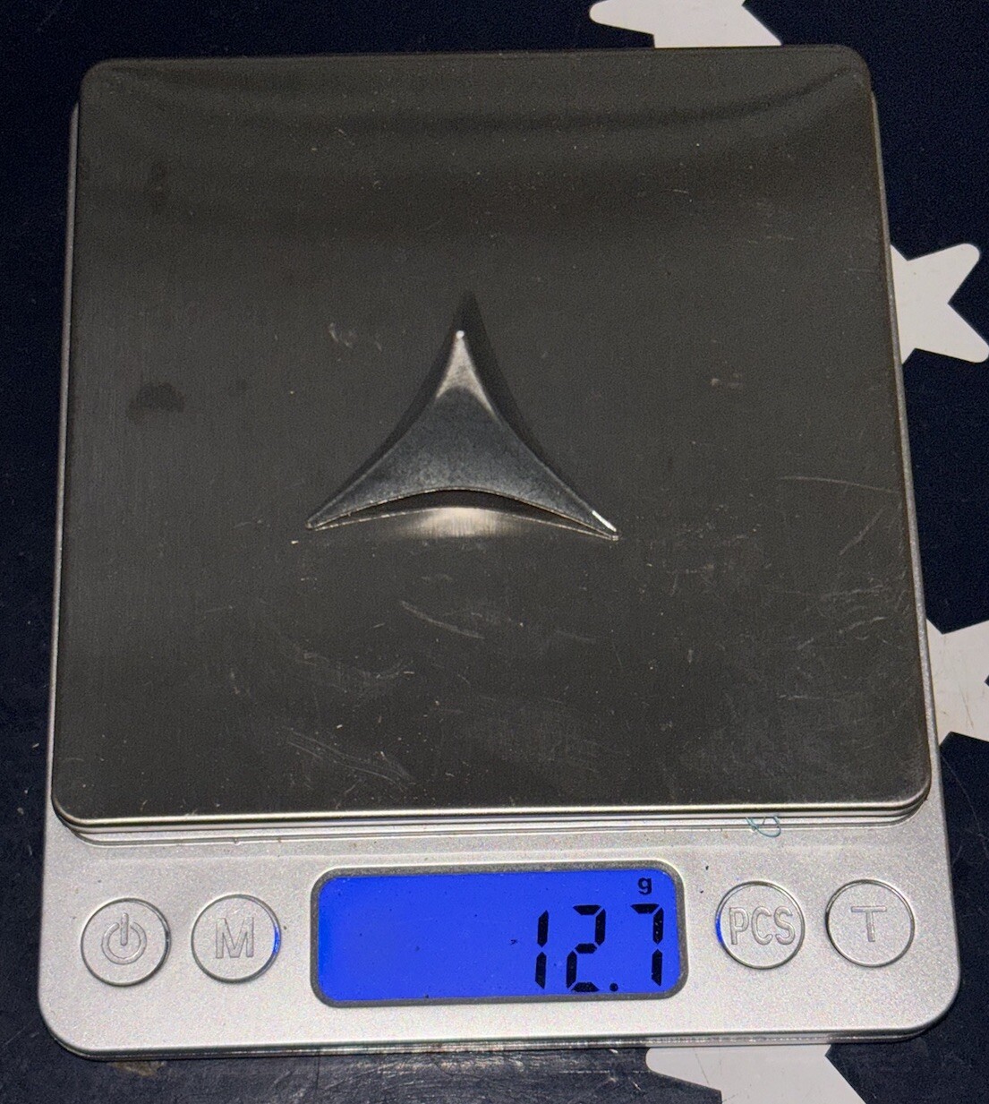 The Terrance Tetrahedron 1-1/2” Aluminum READ DESCRIPTION