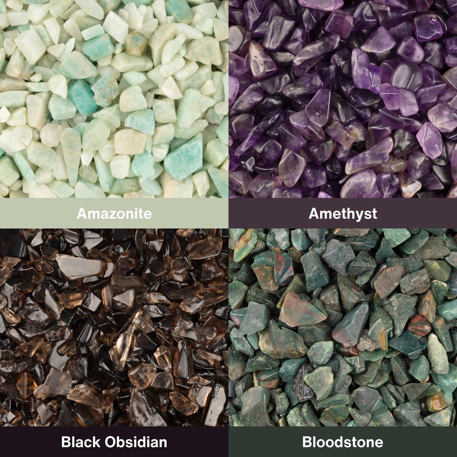 Crystal Chips 5-10mm, Mini Tumbled Crystals for Candle, Jewelry, Grids, 1 oz bag