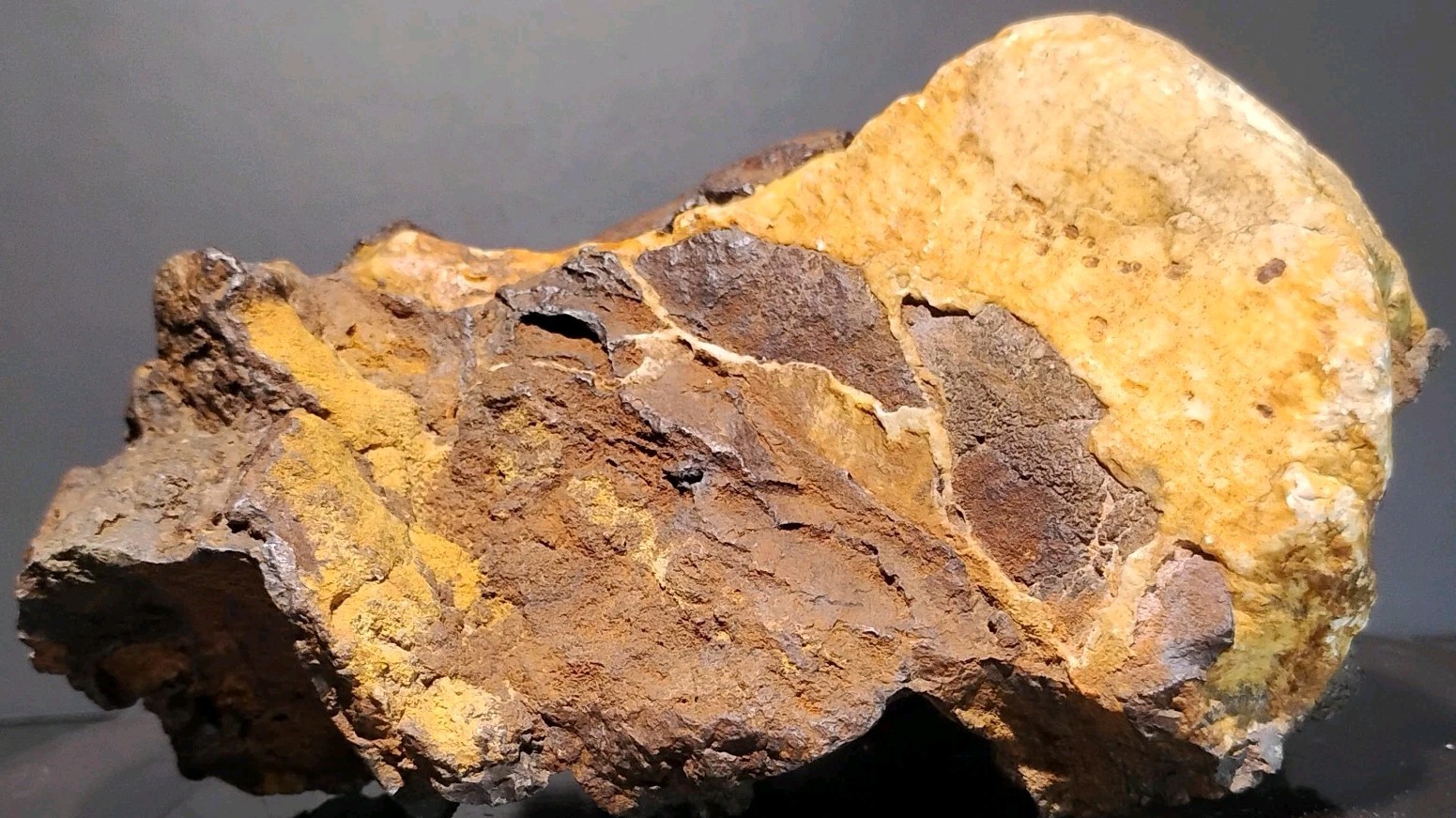 BEAUTIFUL BOXWORK HEMATITE w/ MASSIVE BARITE BALL PYRITE AND GALENA 4lb 12oz