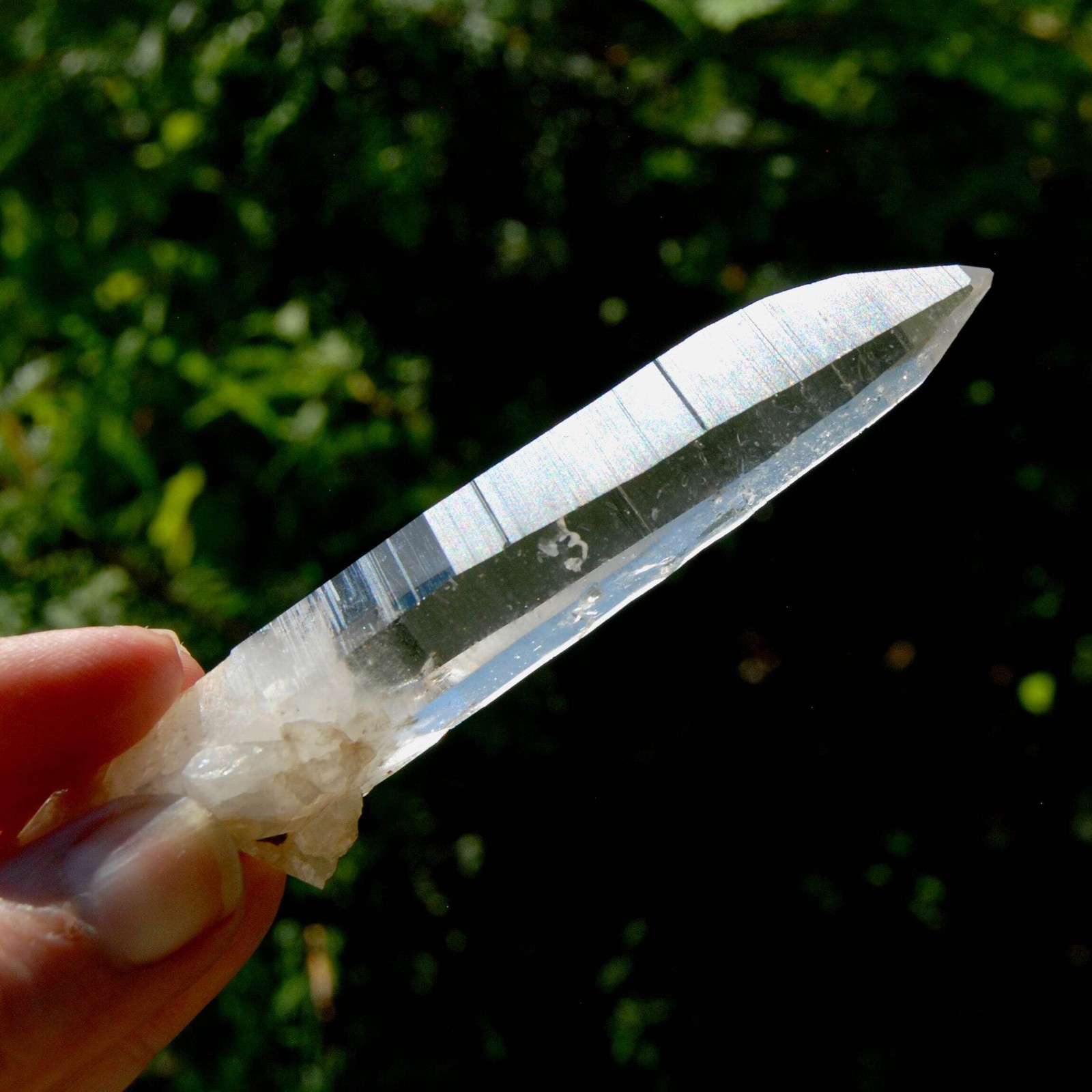4.5in 55g Lemurian Seed Quartz Crystal Laser, Colombia