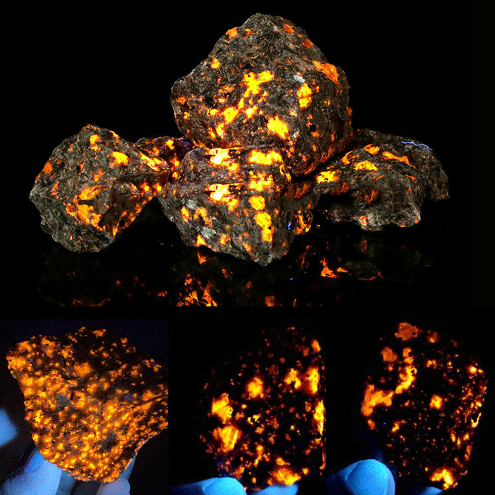 Wholesale 100-1000g Natural Raw Rough Yooperlite Flame Fire Stone Rocks Crystal