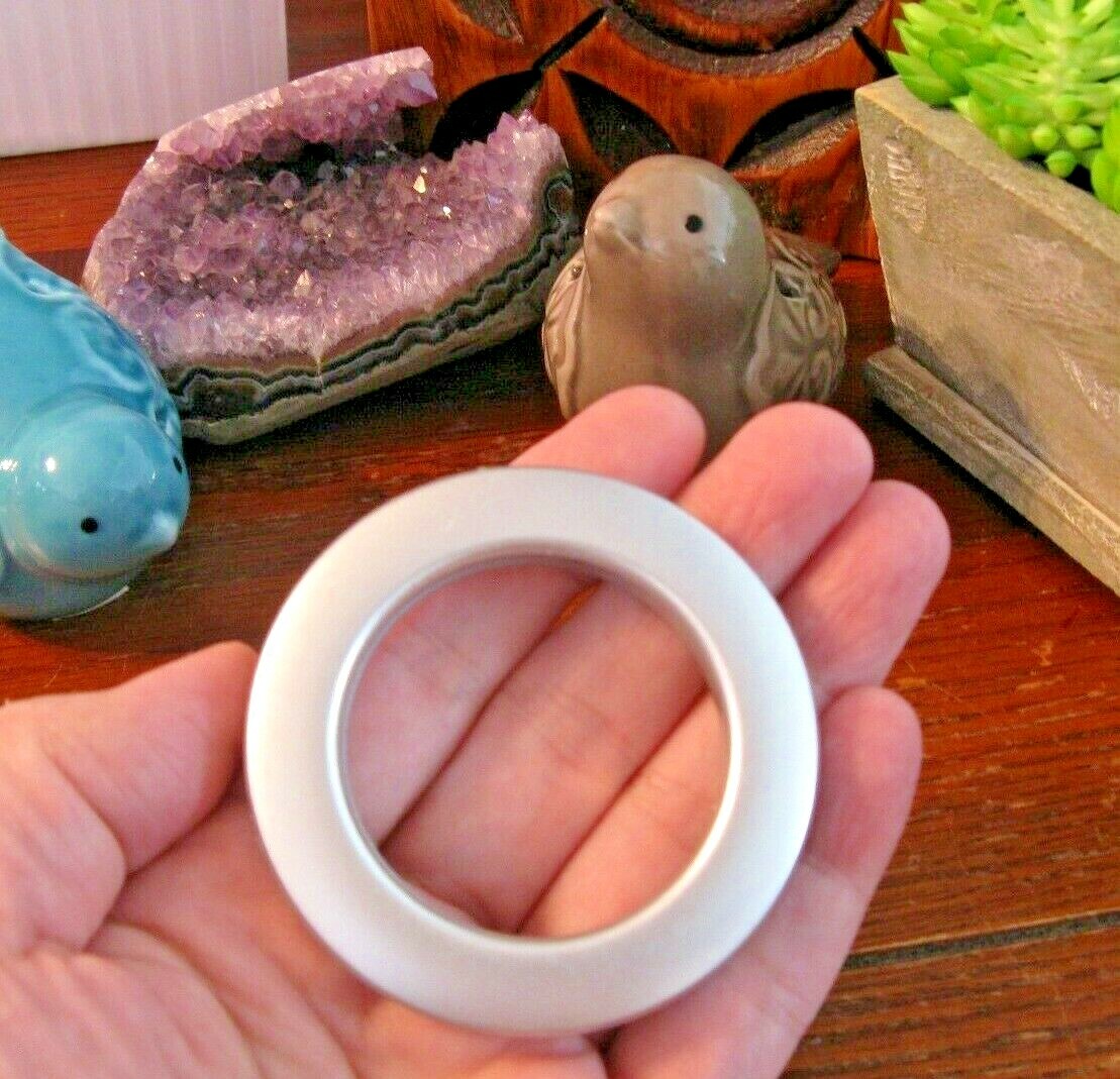 New Silver Color Acrylic Sphere, Egg, Geode, Crystal Display Stand Holder 2.39″