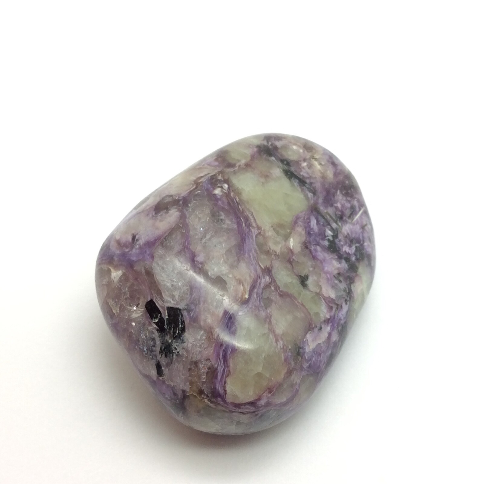 Charoite Pebble Purple Gem Stone Polished River Specimen Siberia #5