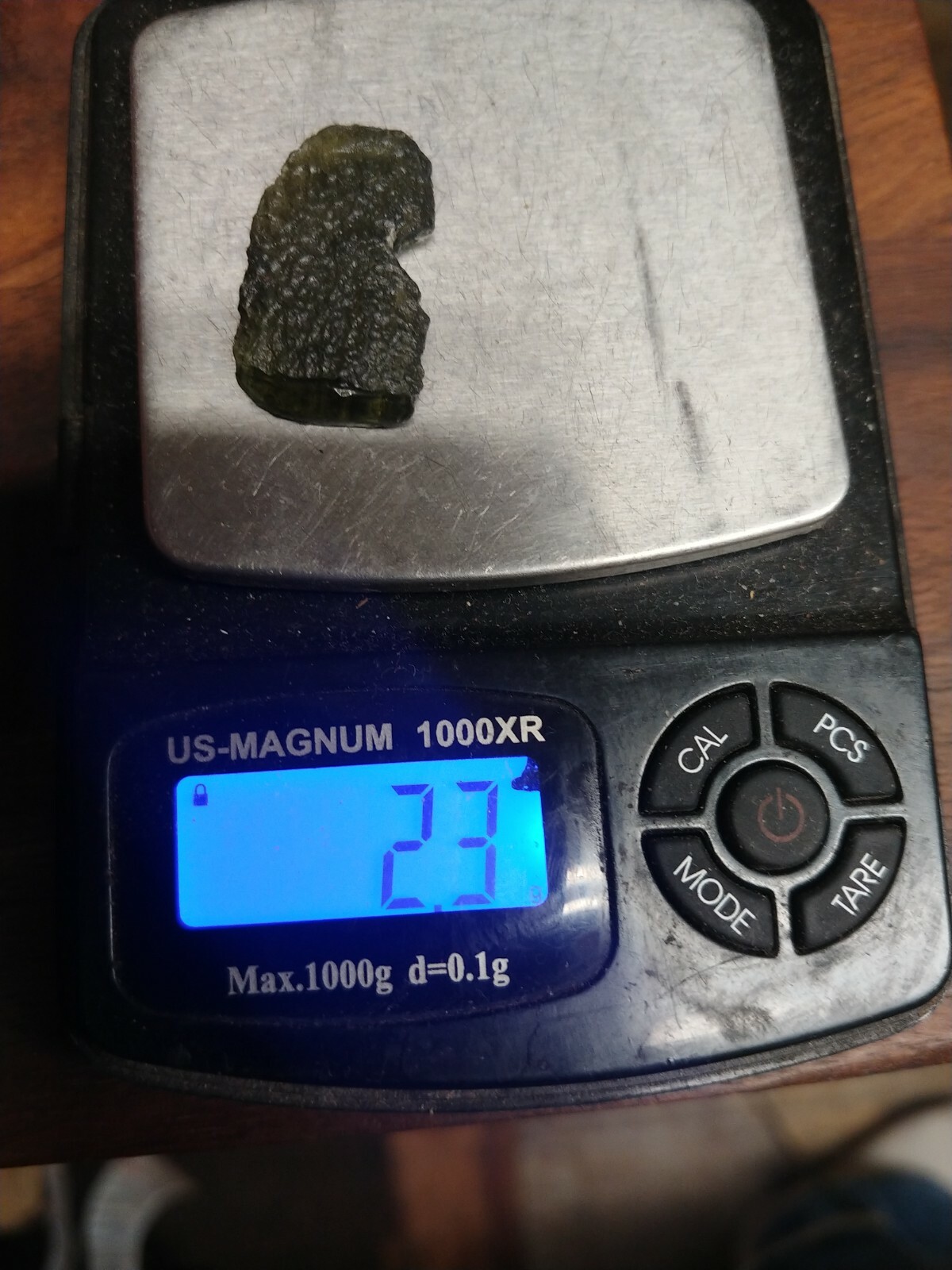 Moldavite from Czech Republic