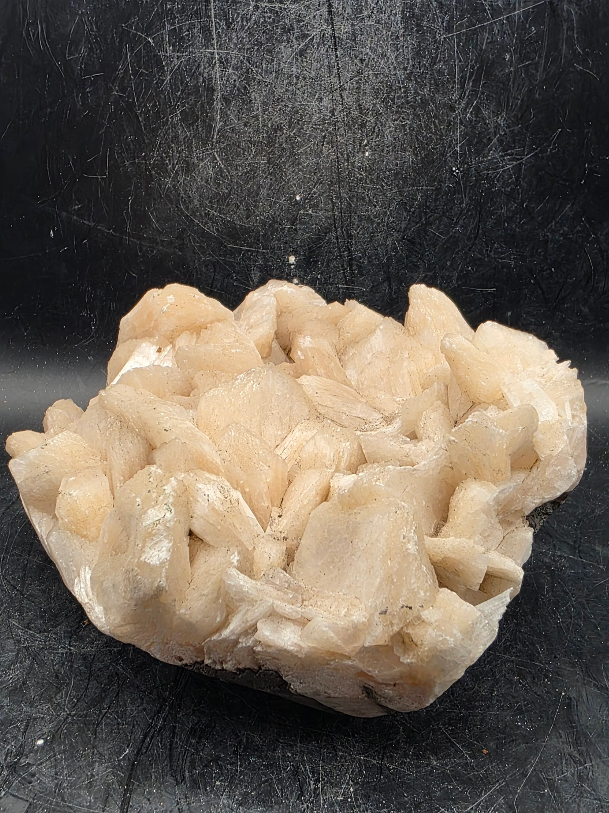 stilbite free form! 1.8 pounds, 5.4 inches long, 3.7 wide!