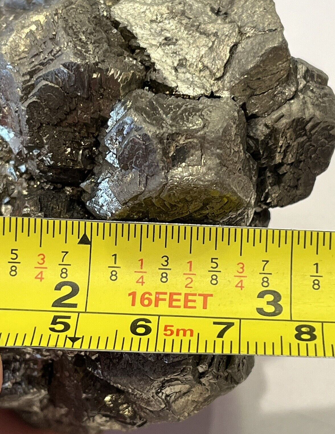Octahedral Pyrite Cluster 1 lb. 3 oz. Large Octahedrons 1-2cm in Width, Unusual