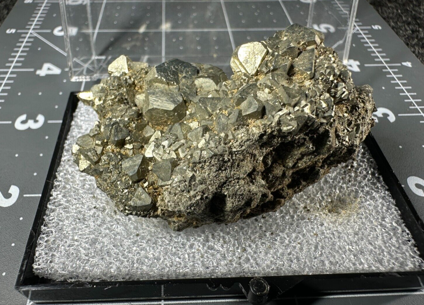 ➤ 2-1/2 Inch PYRITE CRYSTAL CLUSTER Pleasant Ridge Rensselaer Indiana VIDEO➤423