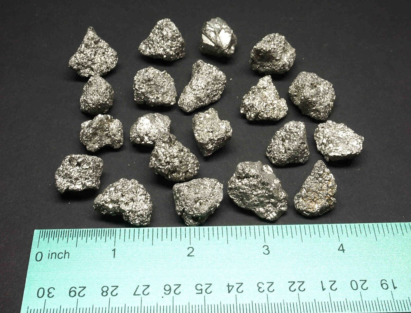 Iron Pyrite 1/4 LB Lots Natural Small Chispa Crystals Fools Gold