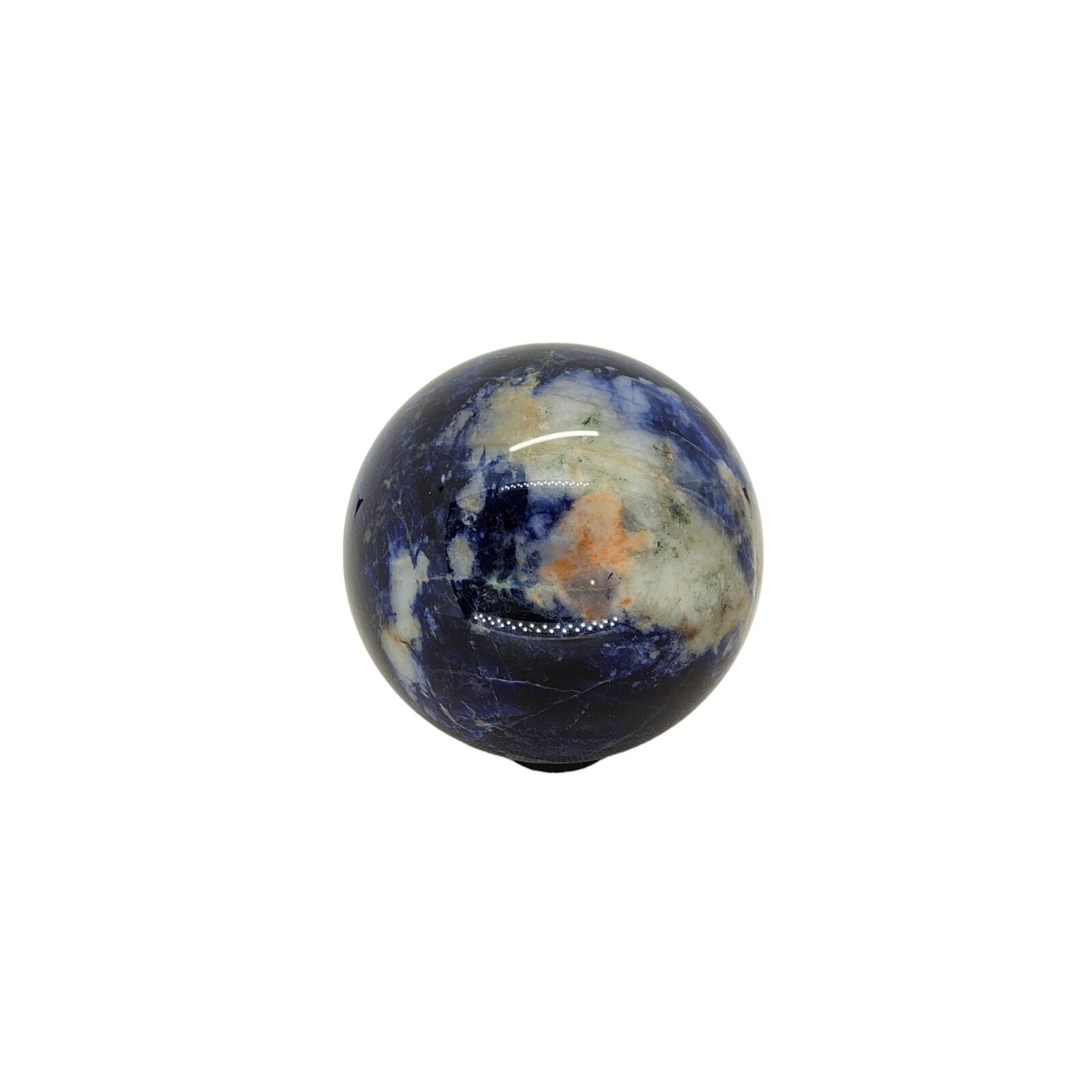 Sodalite, 2 3/8 inch, sphere, ball, specimen, display, gemstone, blue, #R-2975