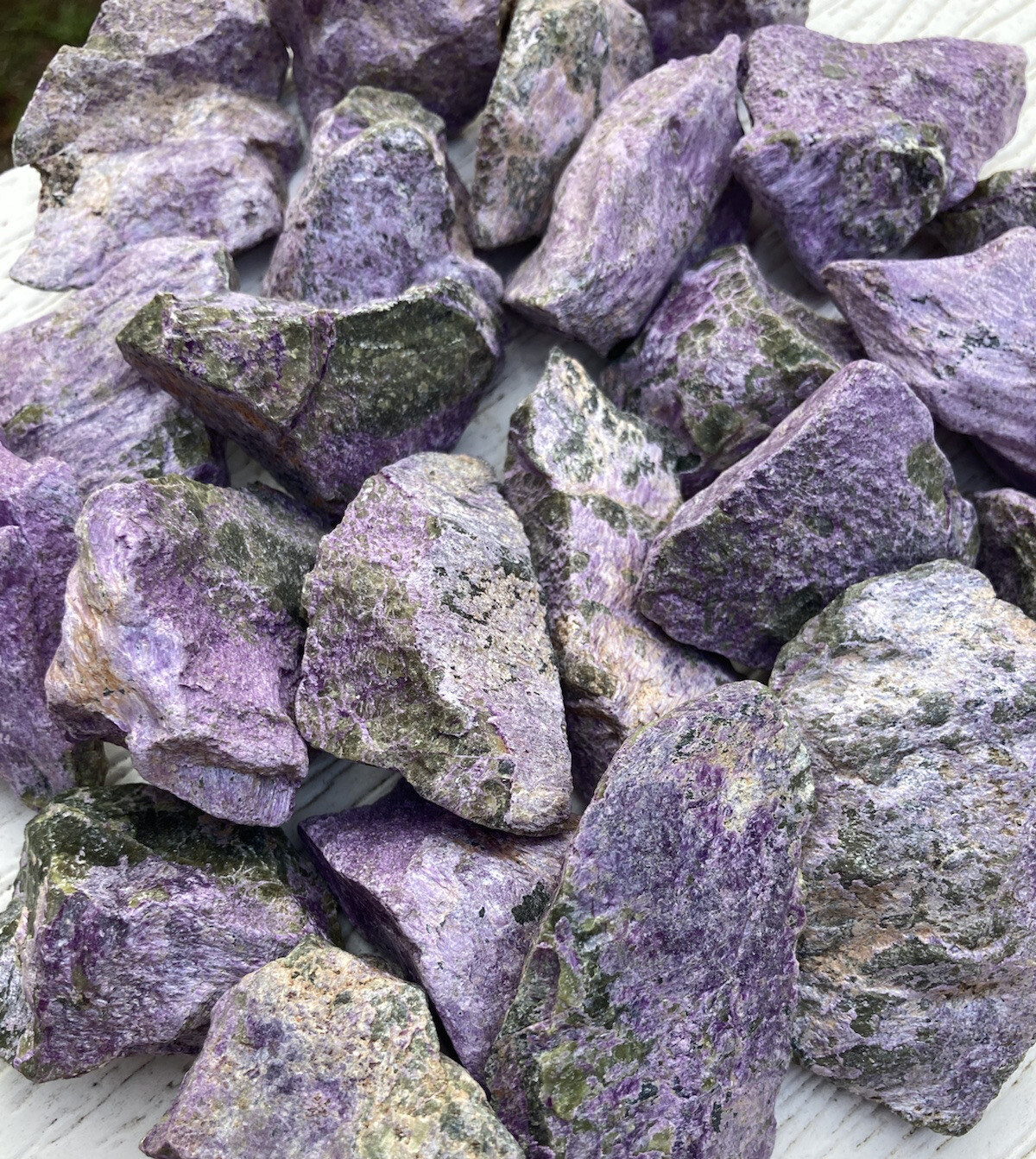 Natural STICHTITE & SERPENTINE Raw Healing Crystal Barberton South Africa 1.5-2″