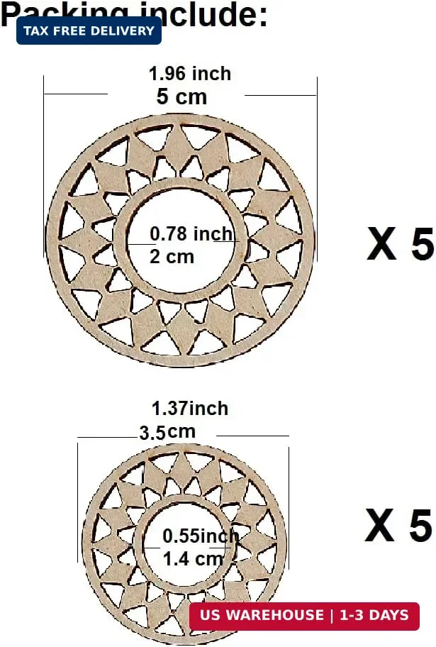 10 PCS Wood Crystal Ball Stand for 20 – 100 Mm Sphere, Wooden Sphere Holder, Cry