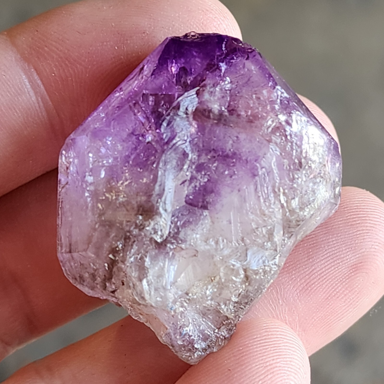 A CHOICE Glassy Gemmy Purple Amethyst crystal from KEDON, Ural, Russia Siberia