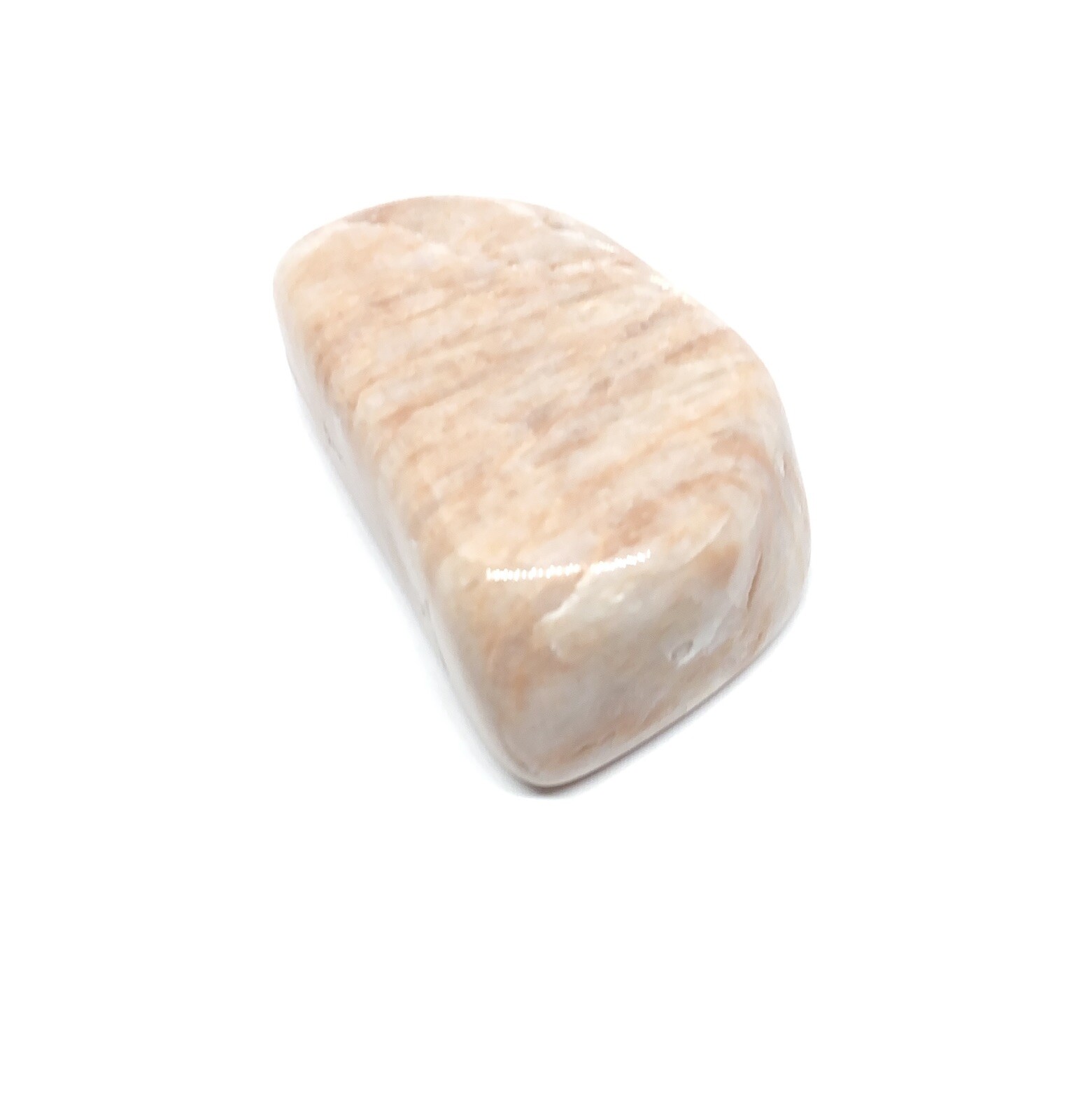 Salmon Moonstone Polished 53g 1 1/2in