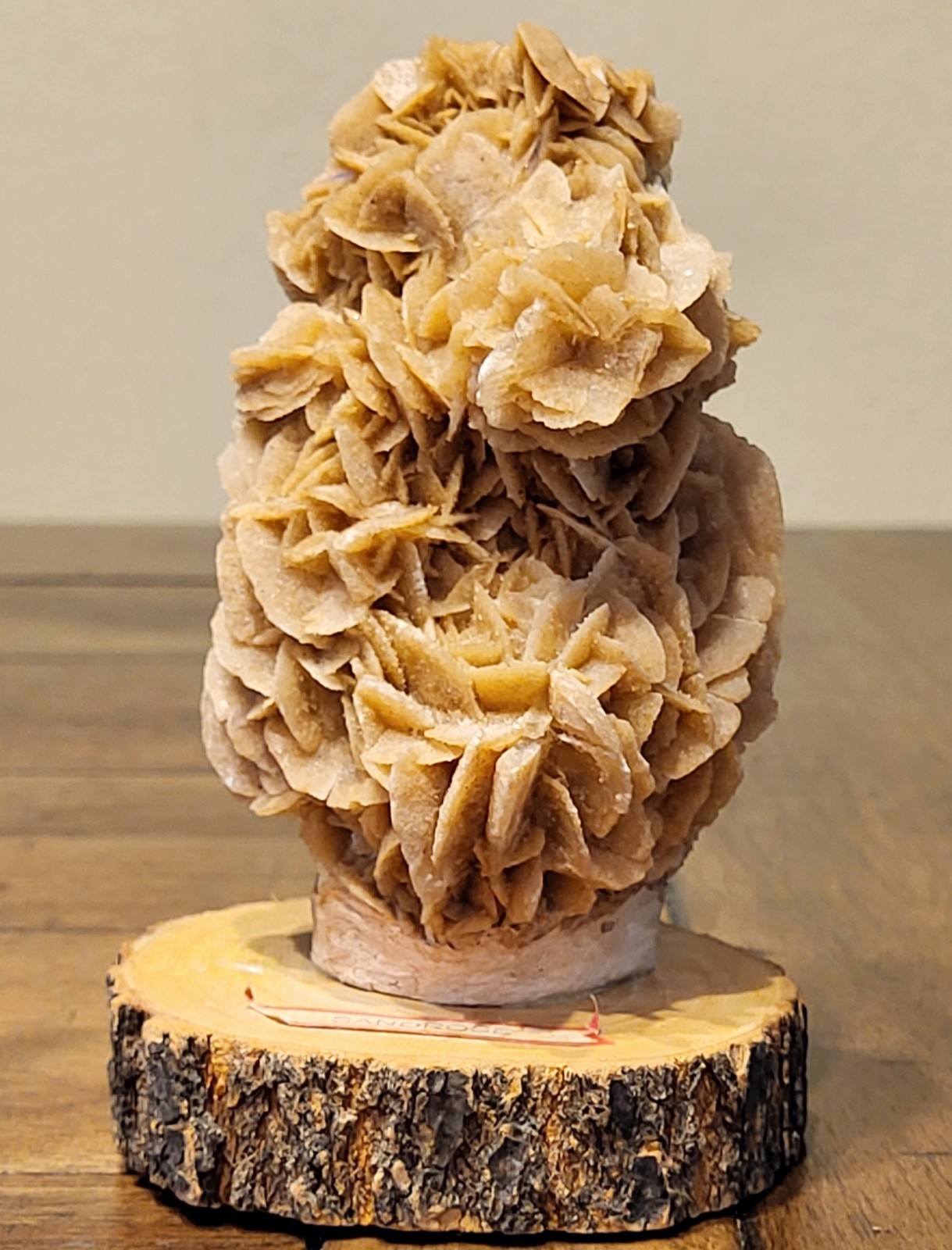 Sandrose Alpstein Tyrol Austria Souvenir Mineral Arrangement Geode Vintage