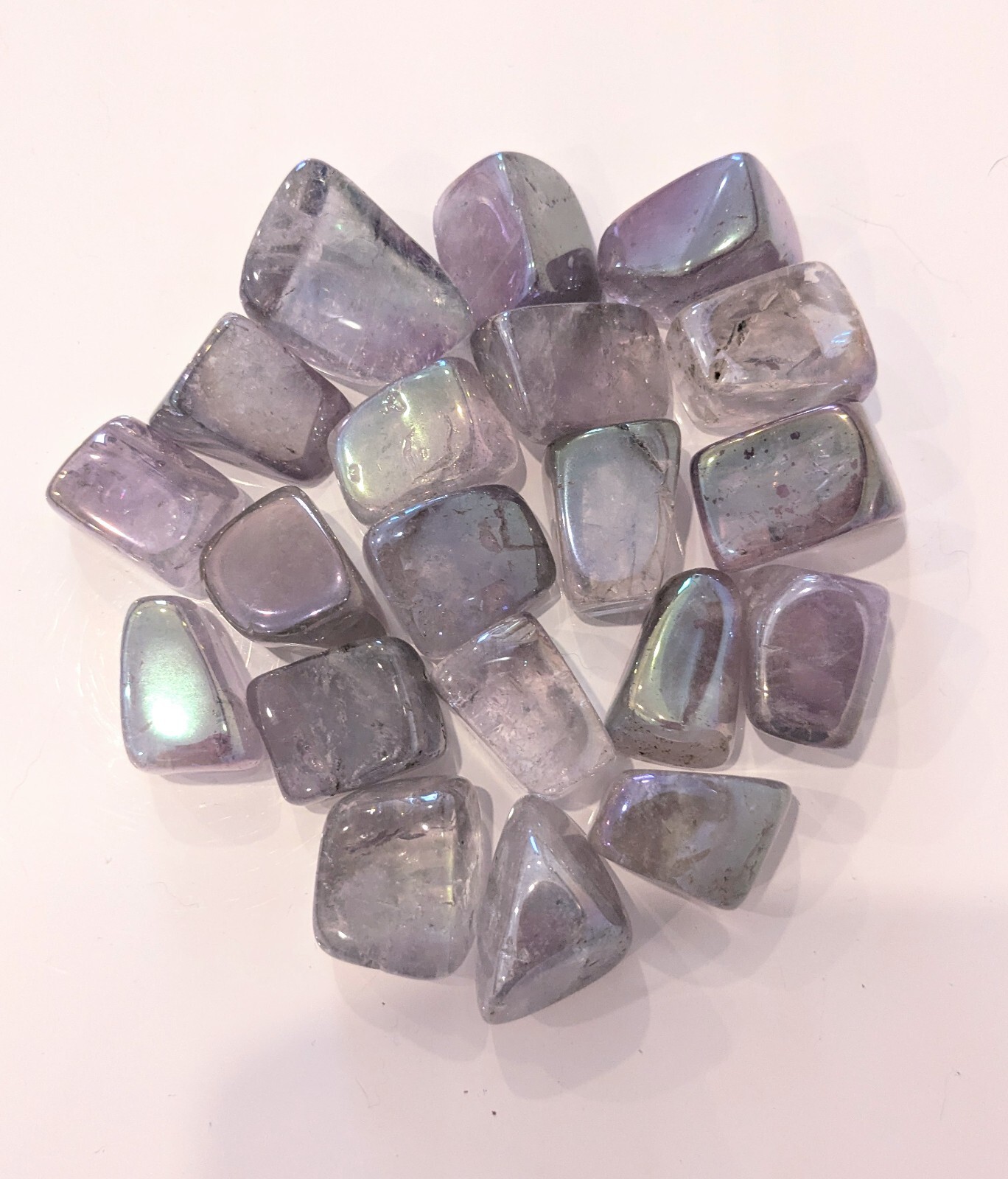 1/2 lb. Angel Aura Amethyst Connect With Guardian Angels 13-16 Piece Bag