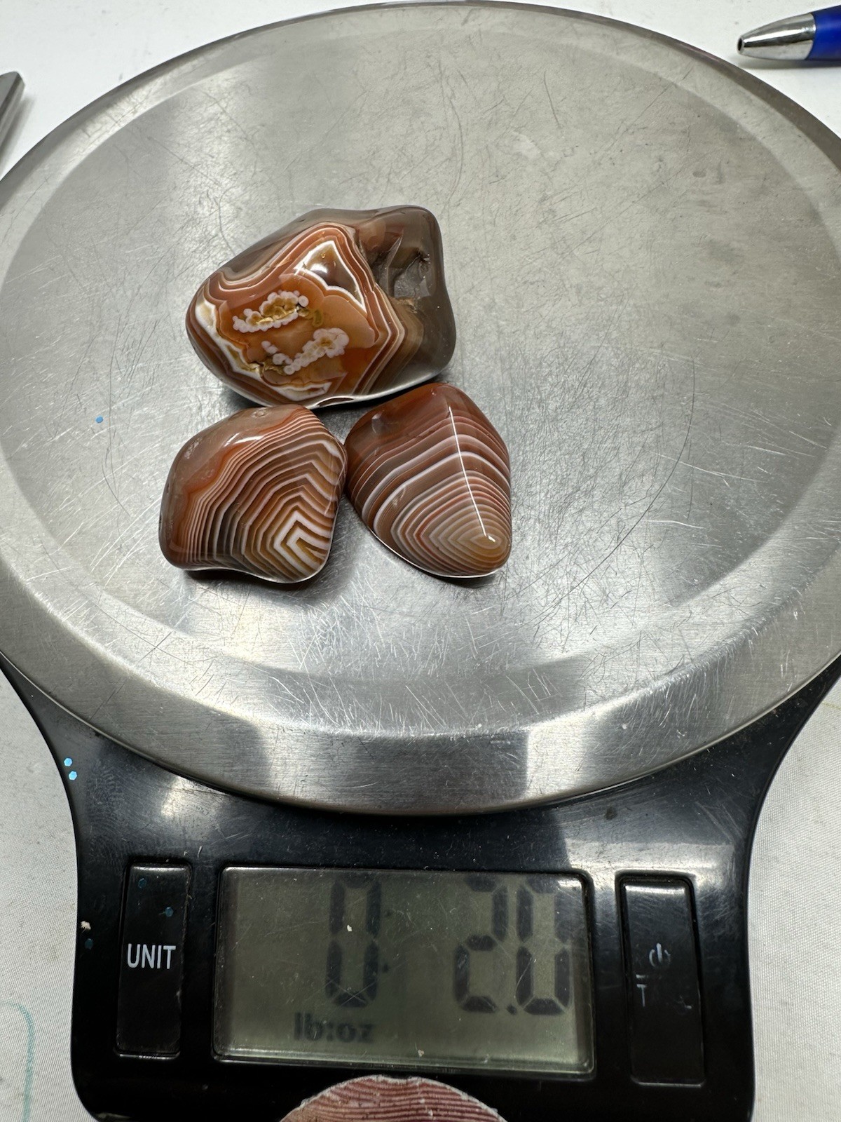 2.0oz Lake Superior Agate Bundle Of Polished Amazing Gemstones!