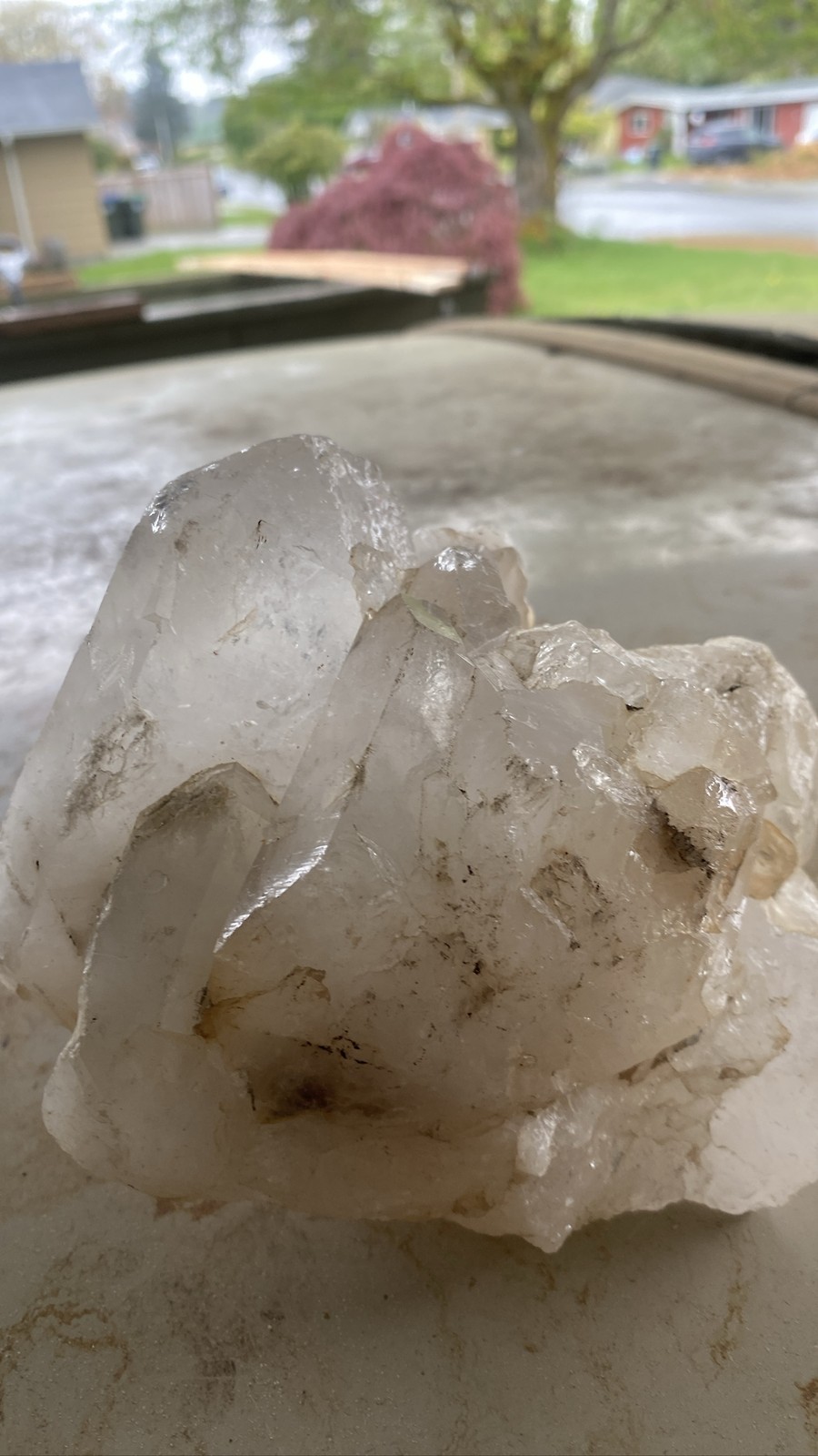 Clear Quartz Crystal Cluster Rough Healing Specimen Mineral