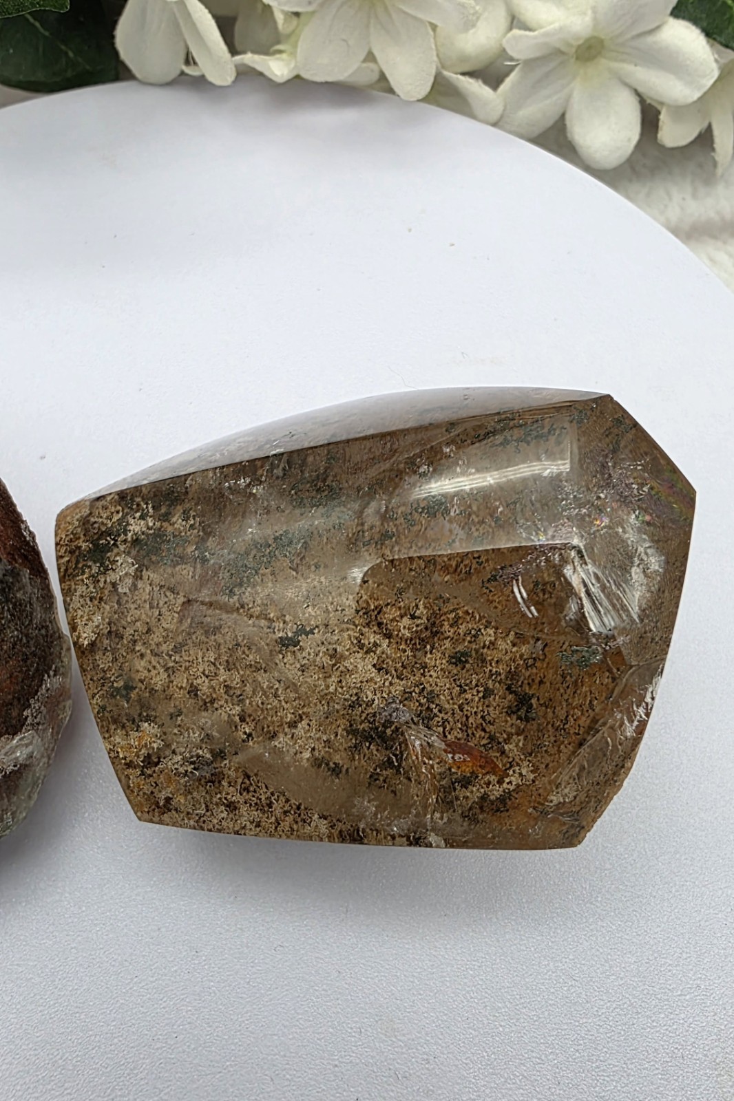 Garden Quartz Freeform Wholesale Lot 4 Pieces, Hand Carved And Polished 1+ Pound