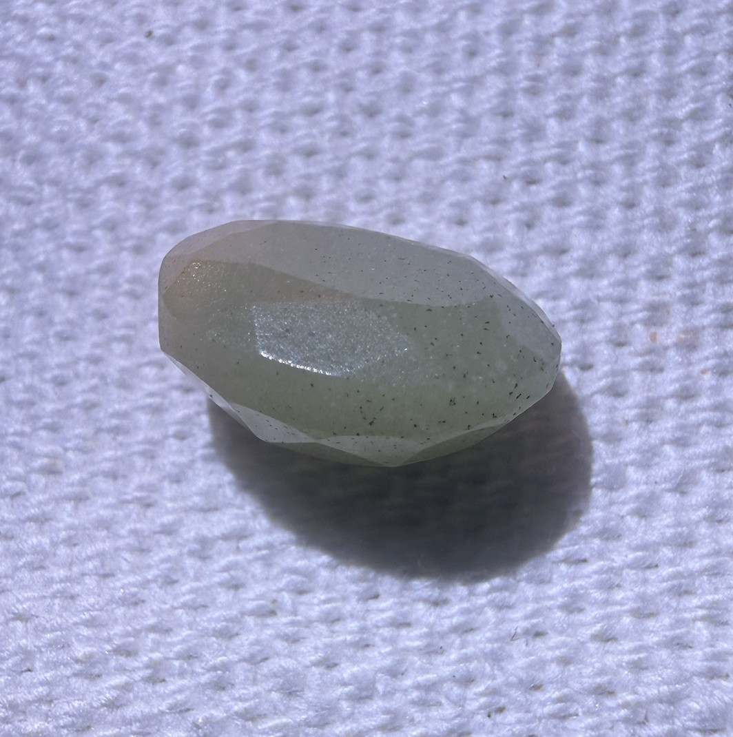 Ye Ming Zhu Cut Polished Faceted Glowing Stone (RARE)