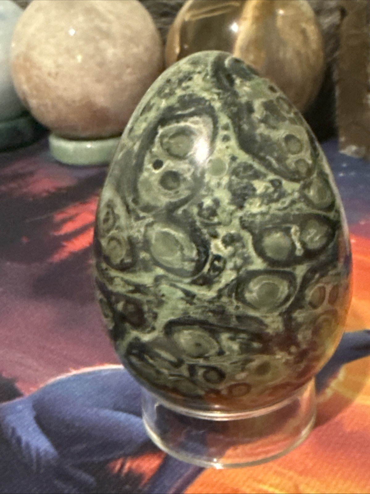 Natural Kambaba Jasper Egg (No Stand)
