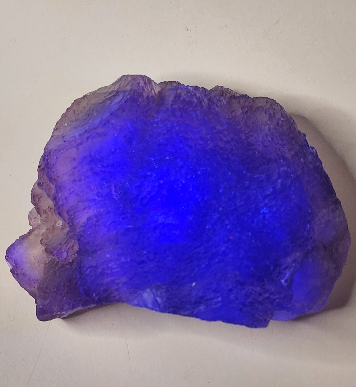 ✨️Terraced tricolor fluorite with chevron zoning Qinglong Mine, China✨️