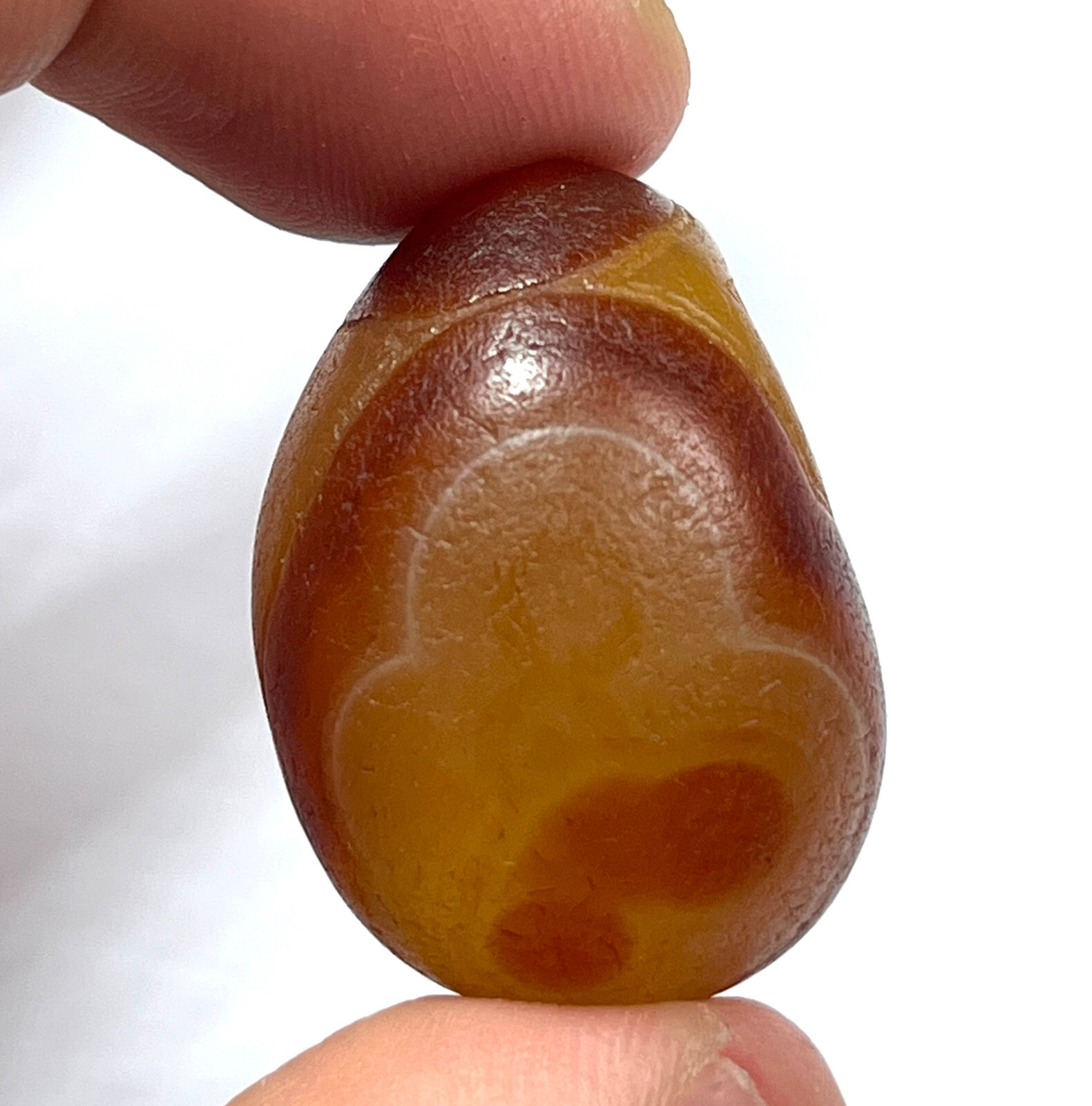 25g Bonsai Suiseki-Natural Gobi Agate Eyes Stone-Rare Stunning Viewing 5-20