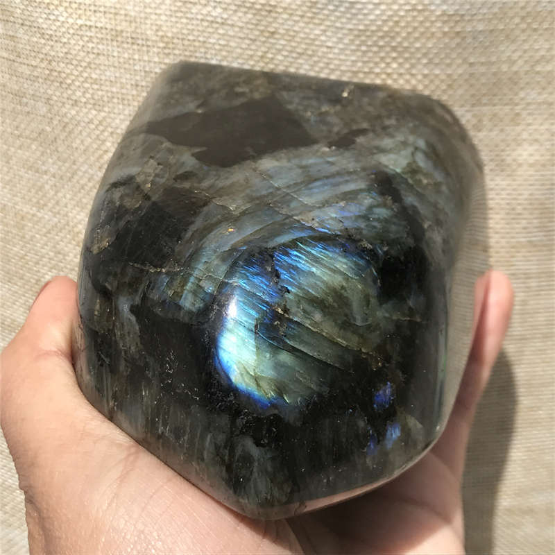 1.03kg Natural Labradorite Quartz Crystal Spectrolite Mineral Reiki healing