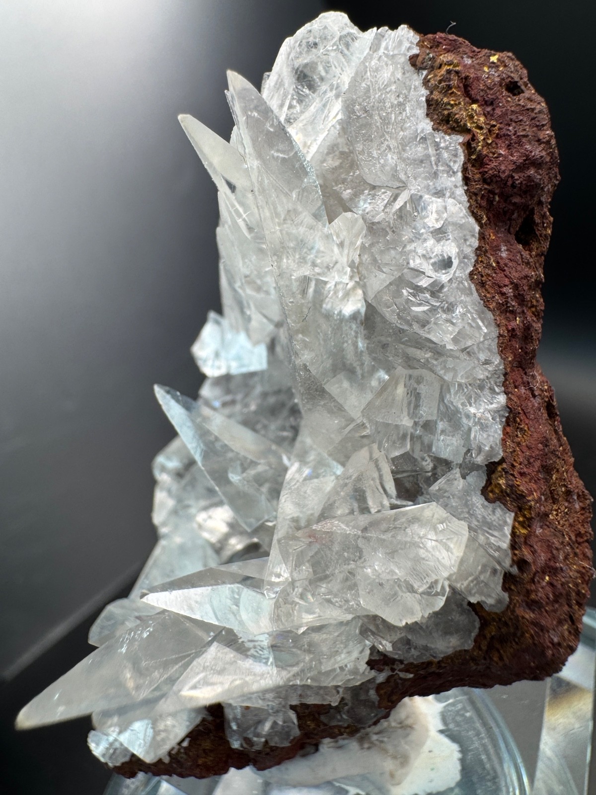 6223 High Quality Sharp, Clear Calcite Cluster Ojuela Mine, Durango MX 58g