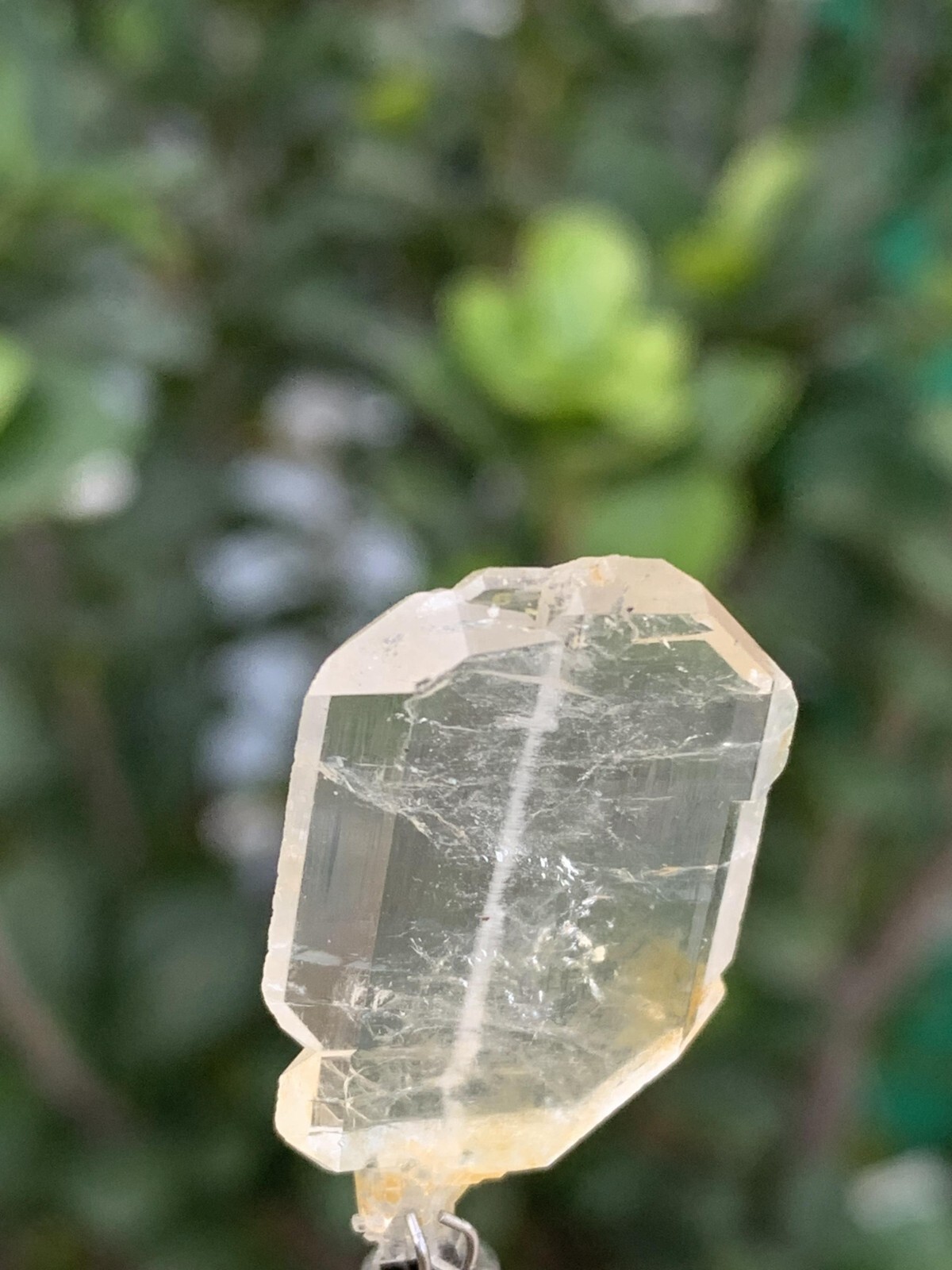 7 Grams Faden Quartz Crystal. size: 2.5*1.5*0.2 cm