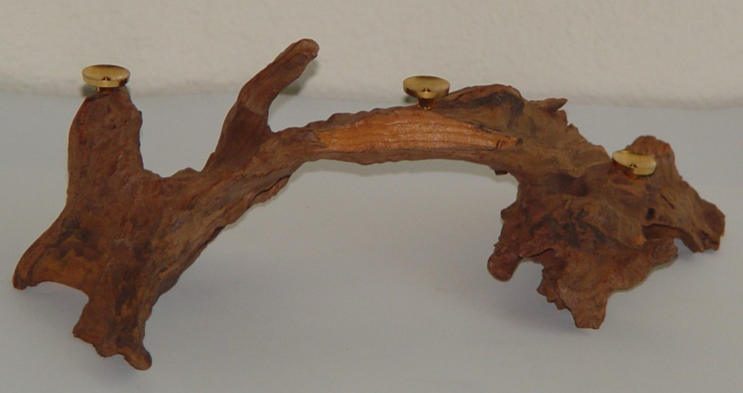 Natural Driftwood (3) Sphere Display Stand Egg Holder Rustic Wood Stand (#343)