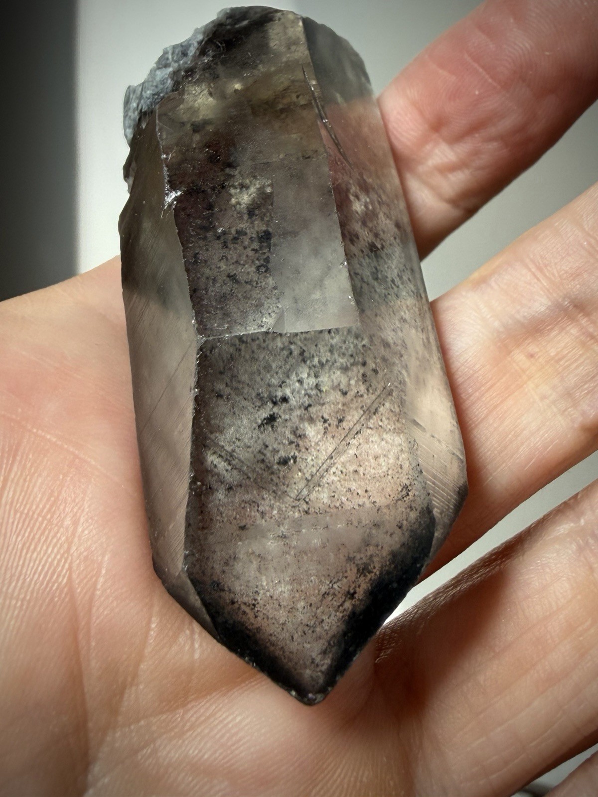 Phantom Quartz Crystal Lemurian Quartz Brazil Inclusion Quartz Phantom Inclusion