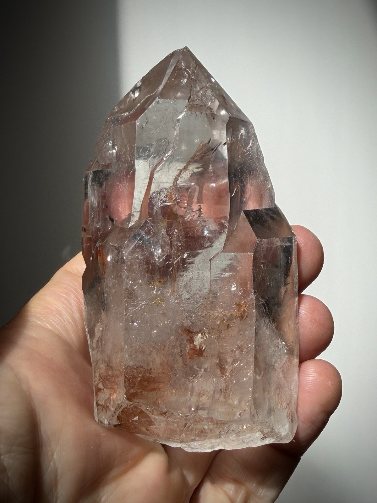 Cathedral Quartz Crystal Iron Quartz Glassy Quartz Window Quartz Brazil Crystal