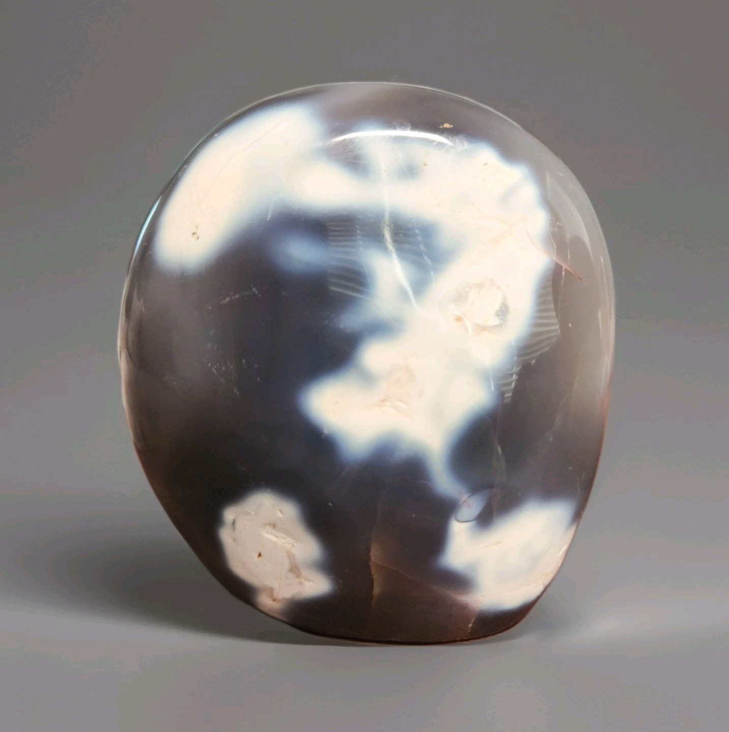 3.75″ Natural Polished Orca Agate Freeform – USA
