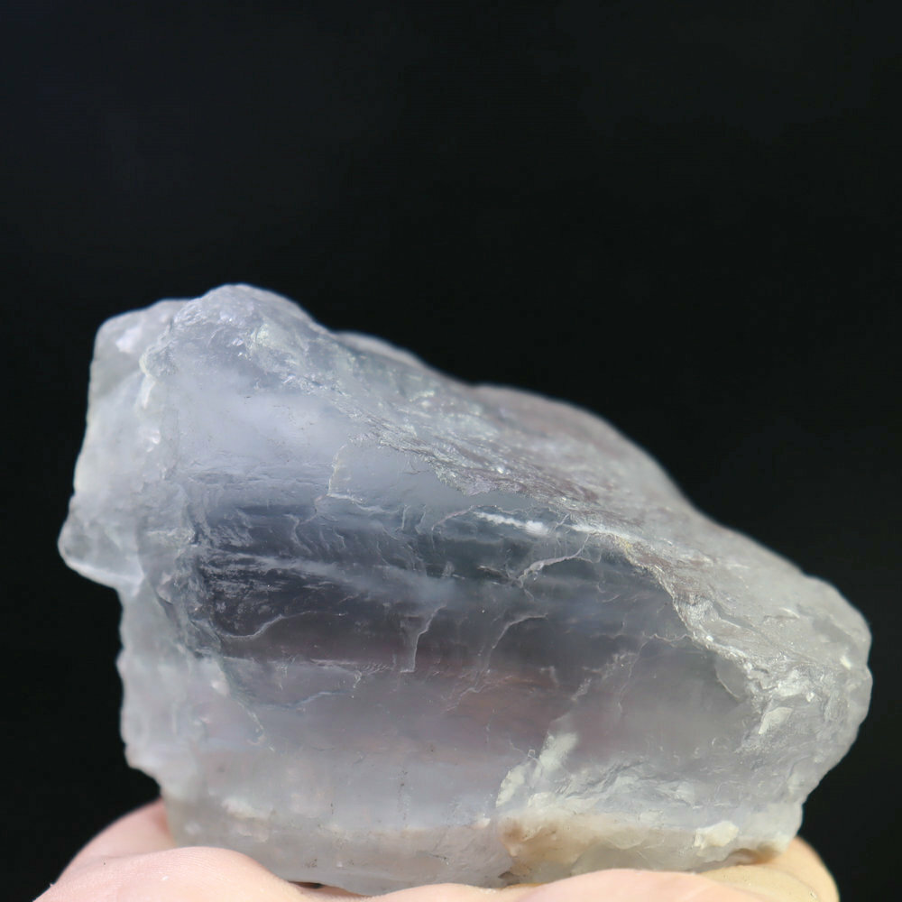 341g Natural Not Polished Original Purple Fluorite Crystal Mineral Specimen