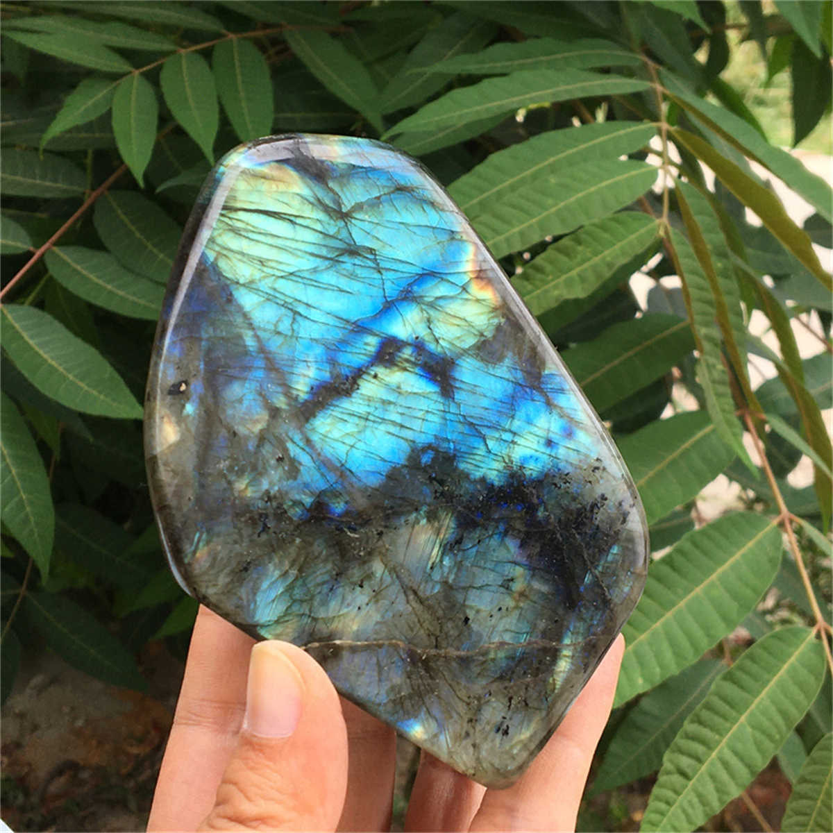 620g Natural Labradorite Mineral Quartz Crystal Mineral Reiki healing
