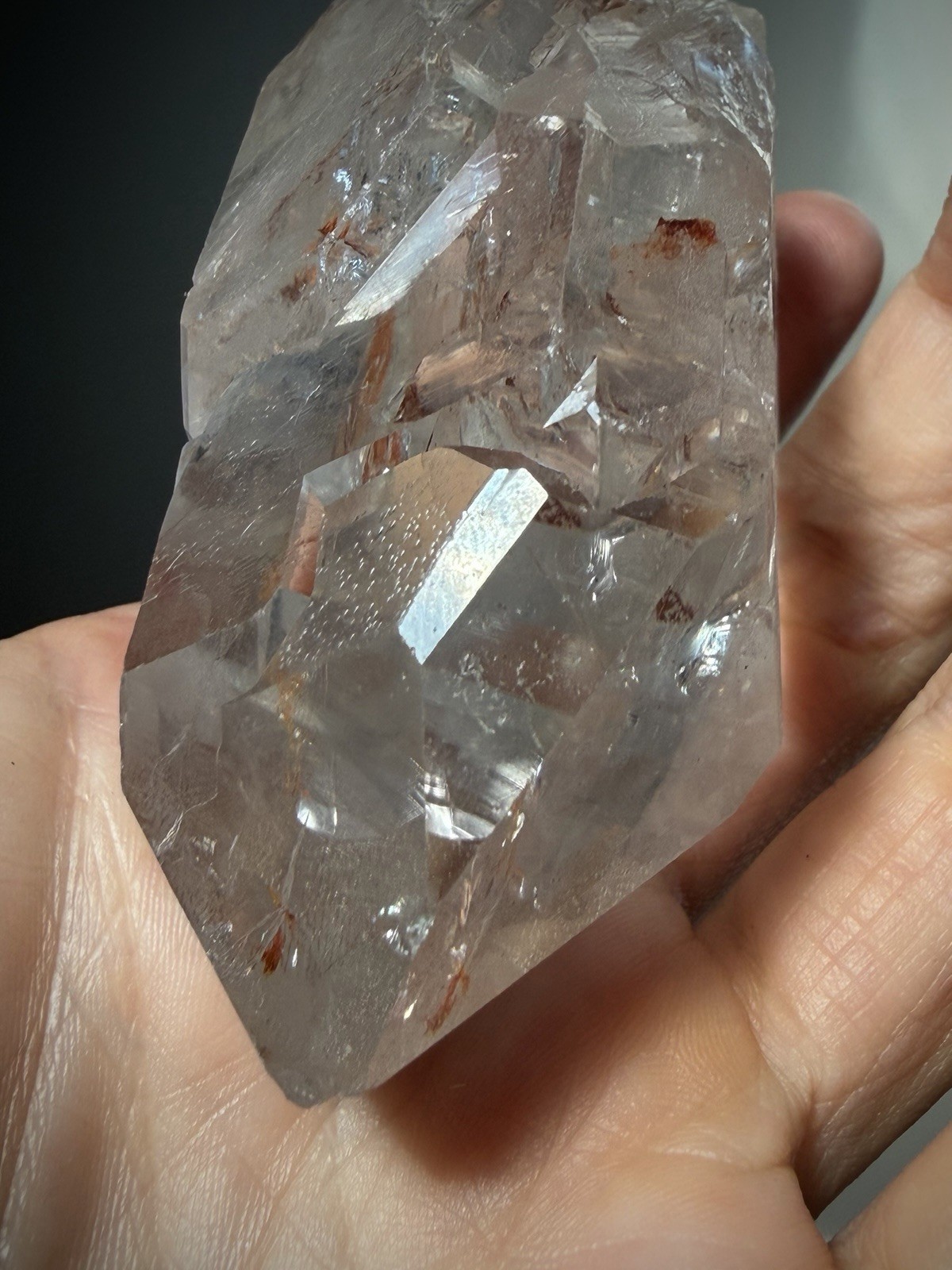Cathedral Quartz Crystal Iron Quartz Glassy Quartz Window Quartz Brazil Crystal