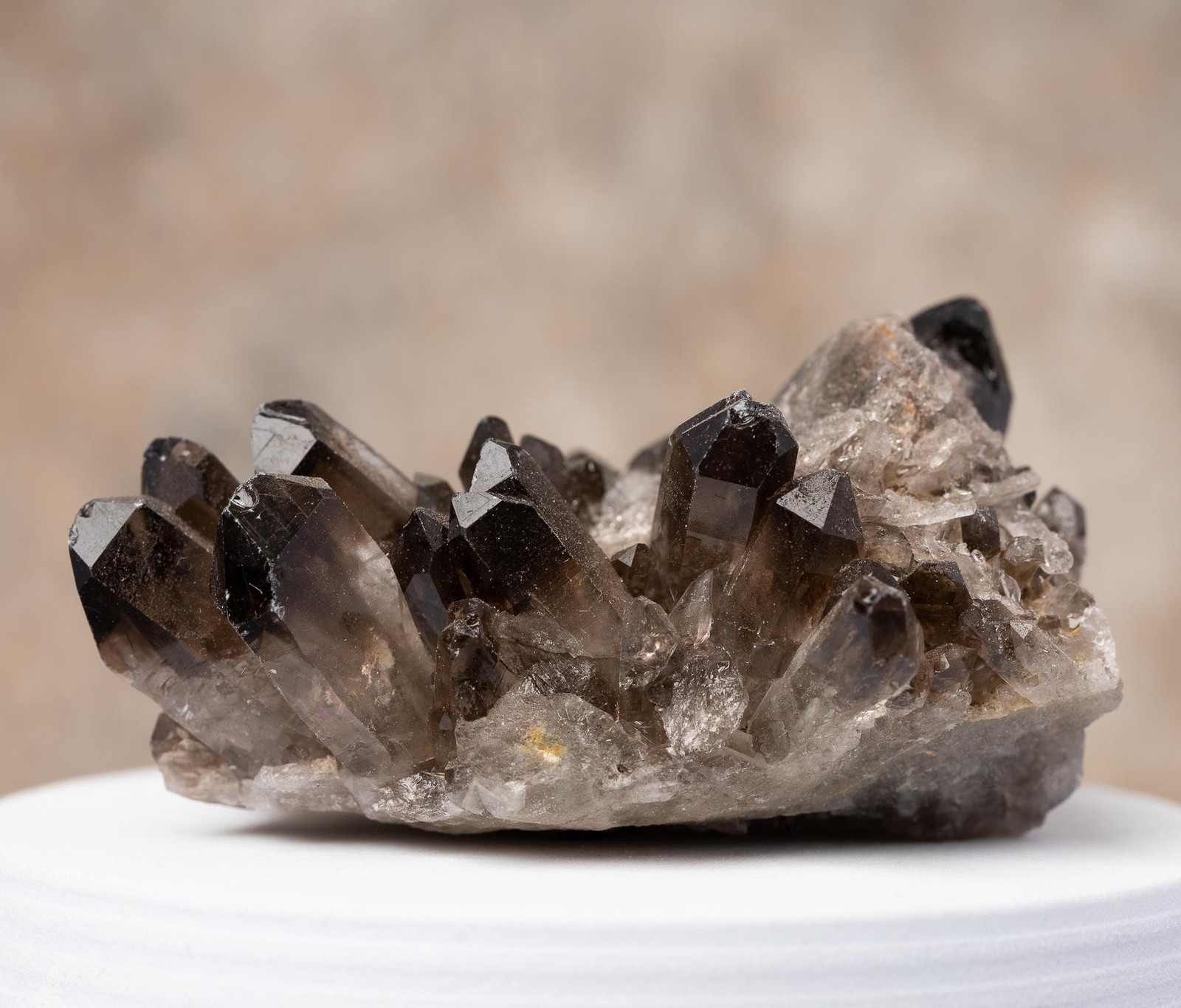 Smoky Quartz Cluster Natural Crystal Point Rough Quartz Specimen Gift Decor
