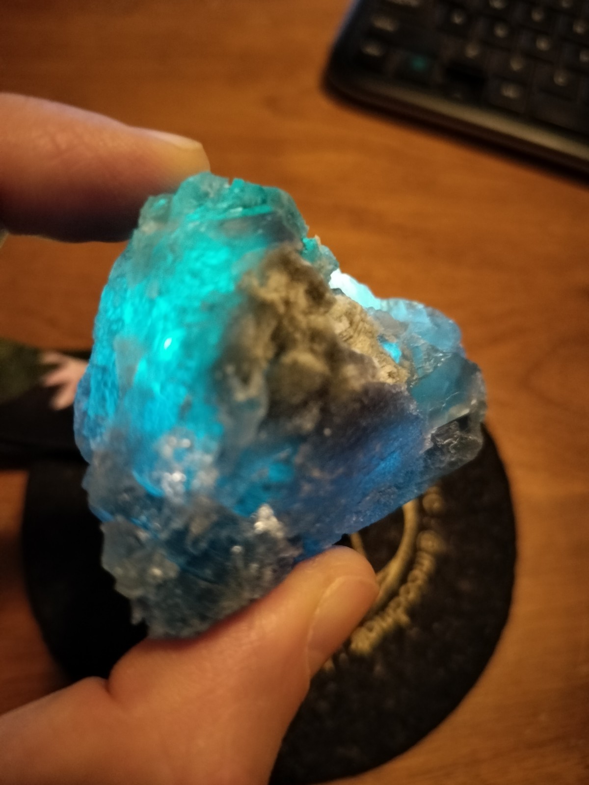 Blue & Green Fluorite from the Mauterndorf Quarry in Salzburg, Austria * Large