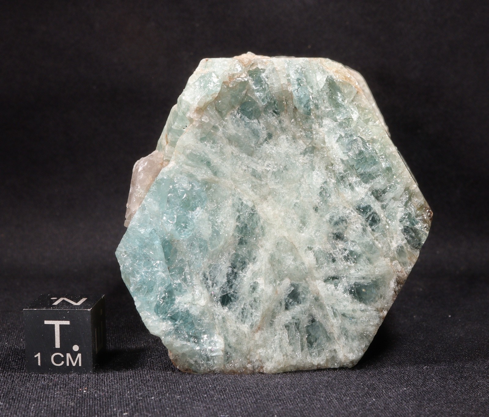 8.2 cm Beryl Hexagonal Crystal from New Haven County, Connecticut – 320 grams